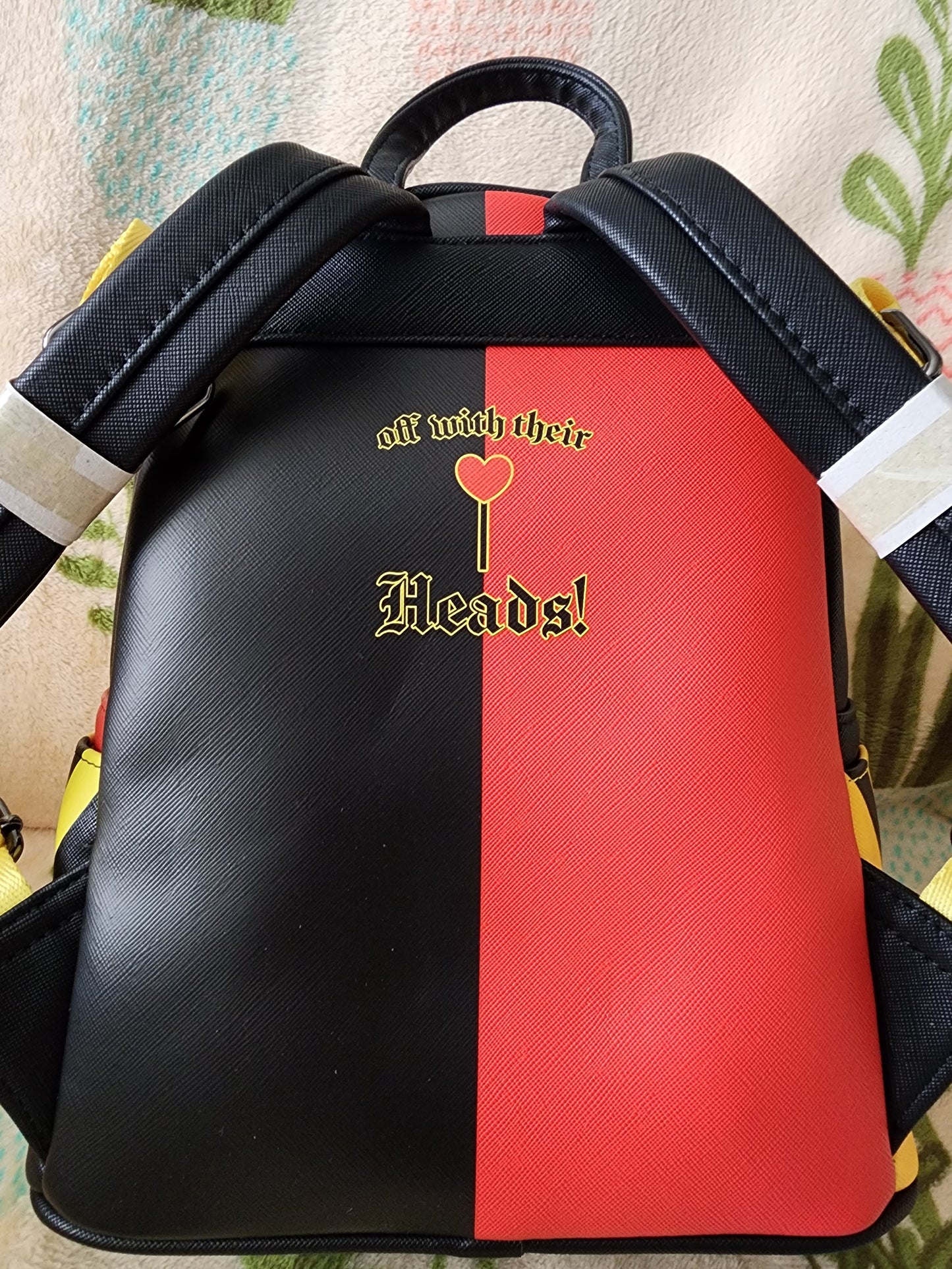 Loungefly Disney Queen of Hearts and Alice incthe Rose Garden Backpack