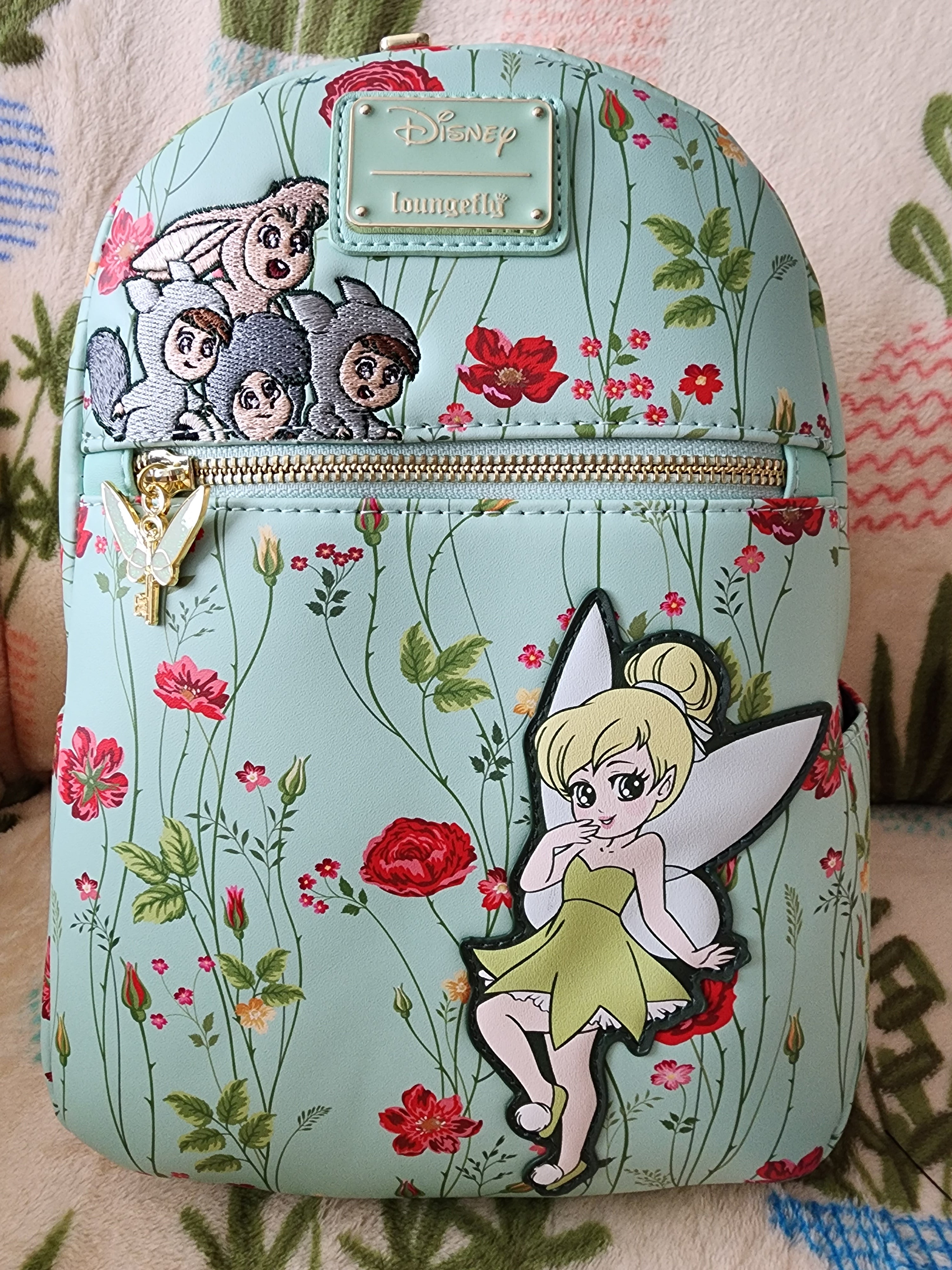 Loungefly Disney Tinkerbell and the Lost Boys Floral Backpack – Gwen's Mermaid Cove
