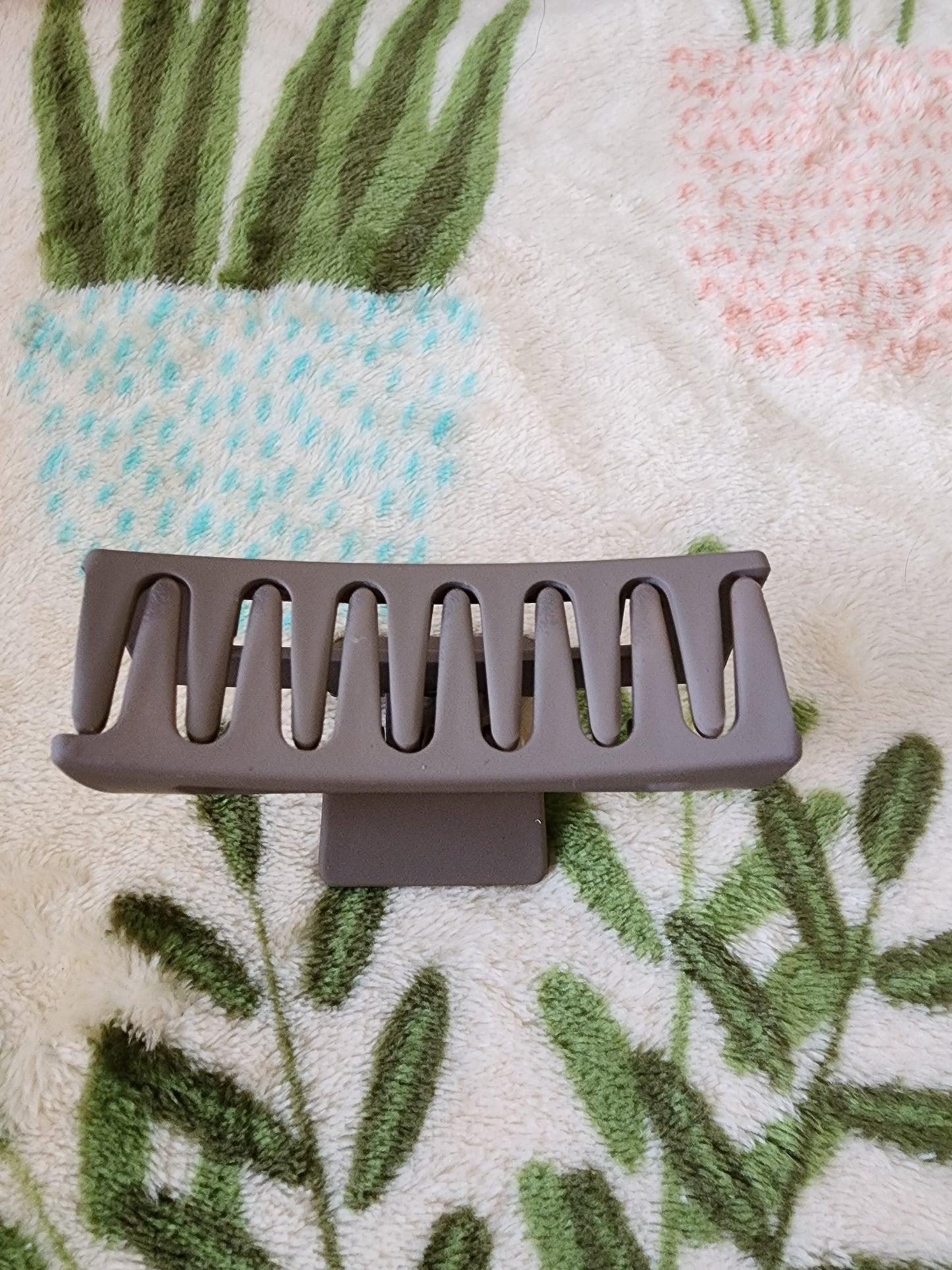 Wood Brown Hair Clip