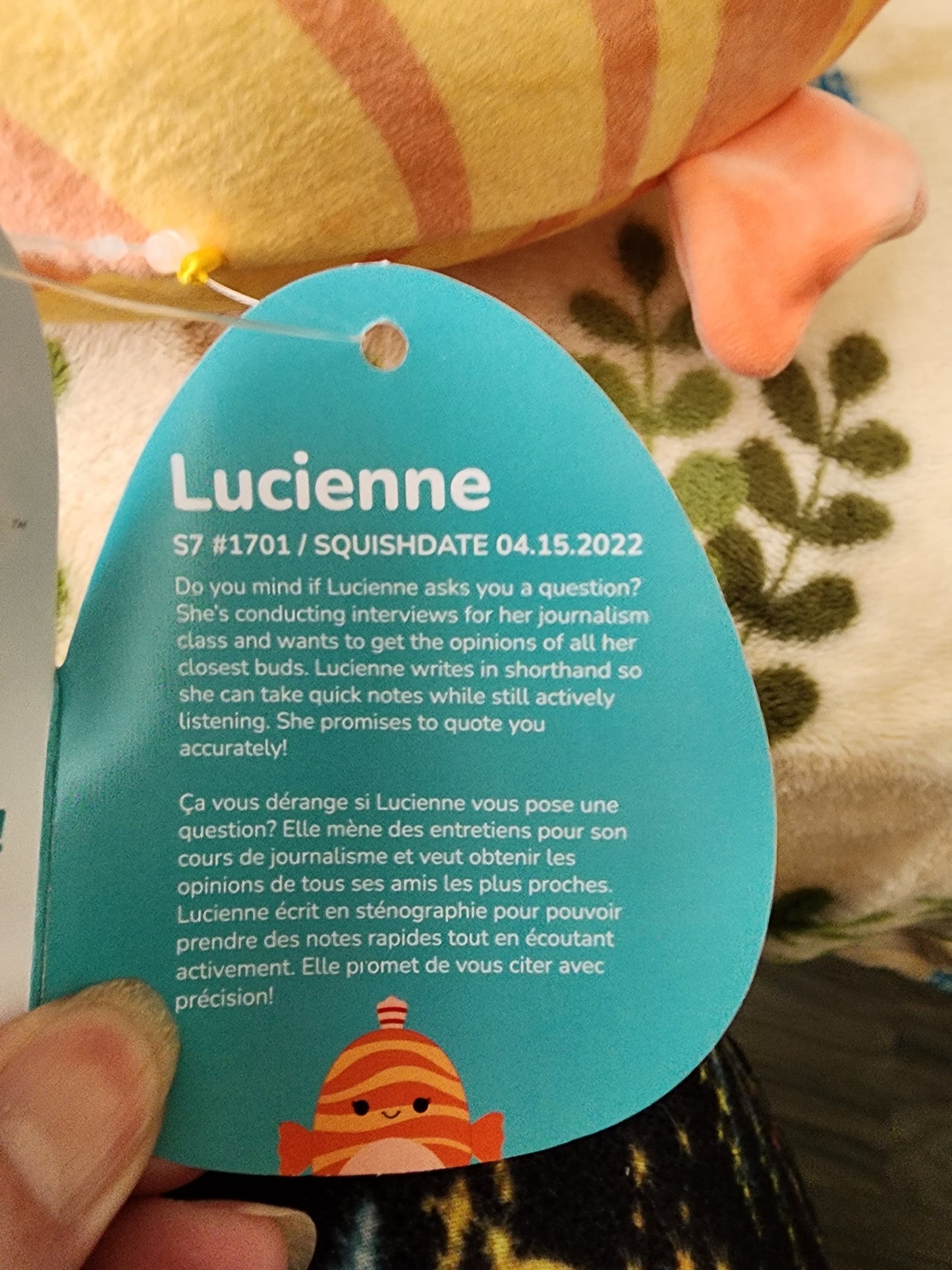 Squishmallow Lucienne 8" Plush