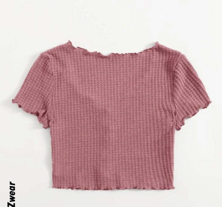 Festival Button-Up Crop Top