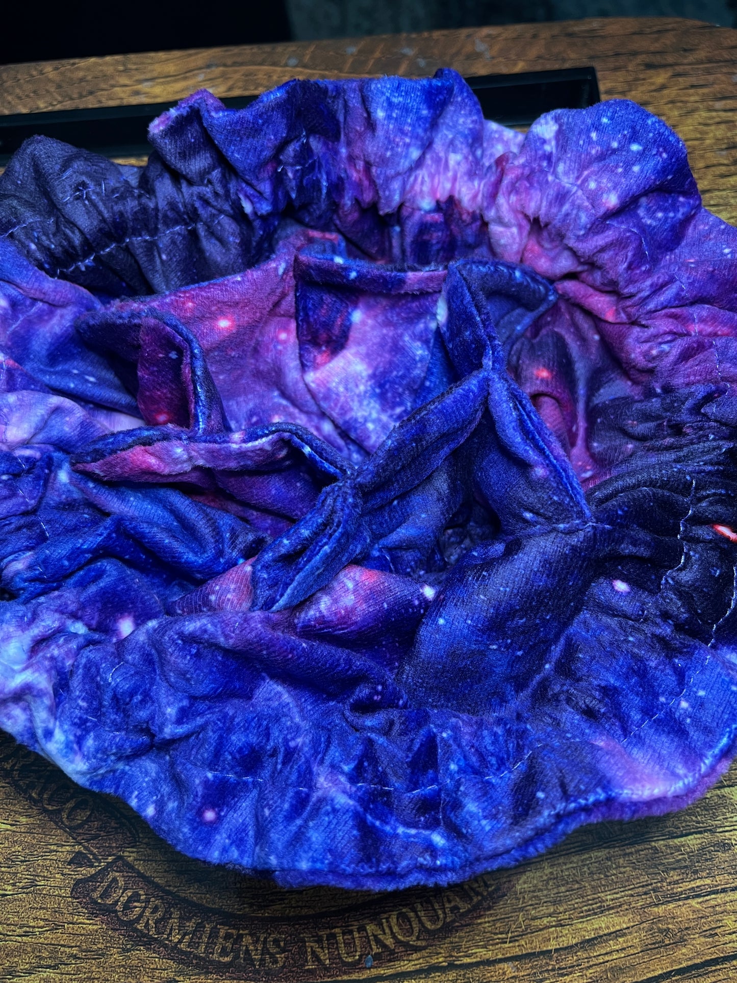 D&D Nebula Velvet Dice Bag w/ Pockets