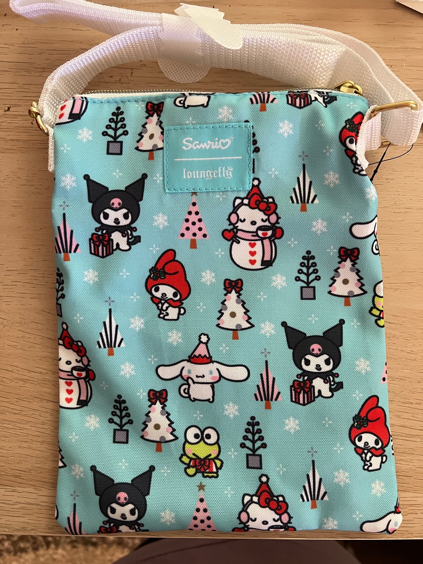 Loungefly Hello Kitty and Friends Christmas Crossbody Bag