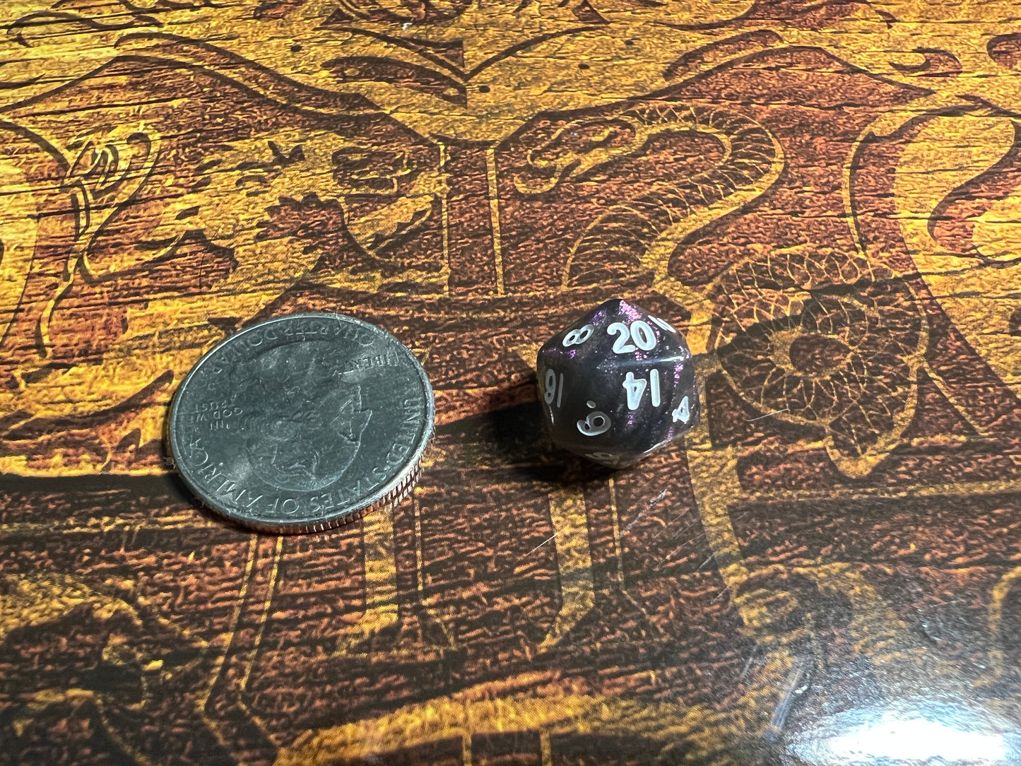 D&D Stardust: Super Volcano 10mm Mini Polyhedral Dice Set