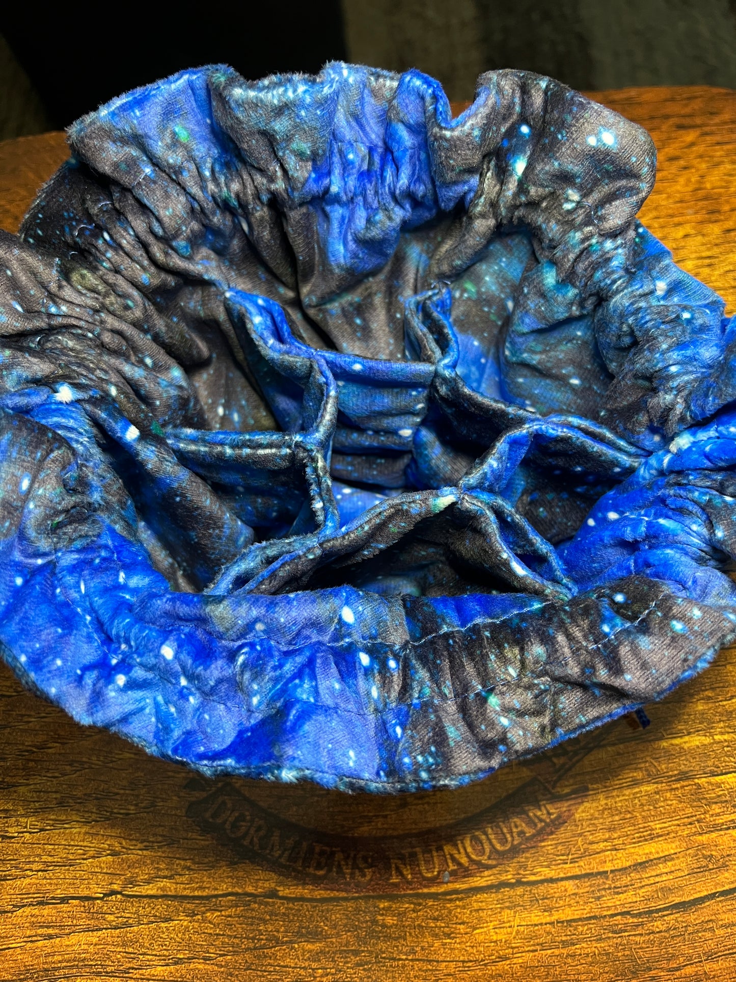 D&D Galaxy Velvet Dice Bag w/ Pockets