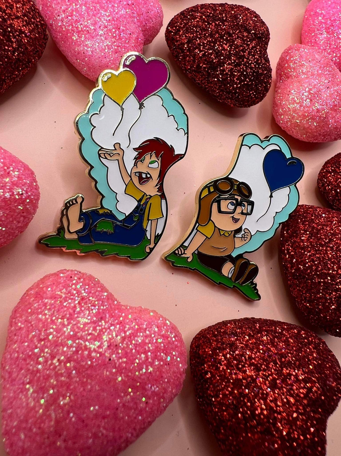 Loungefly Disney Up Carl and Ellie Couple Pins