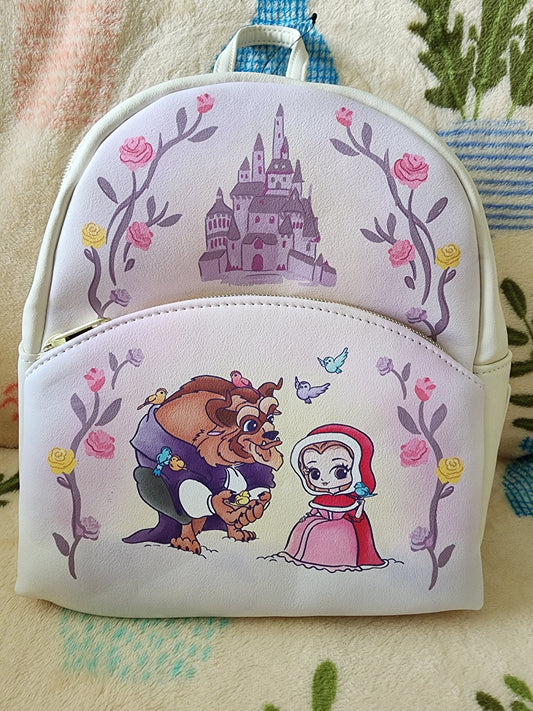 Loungefly Disney Beauty and the Beast Chibi Backpack