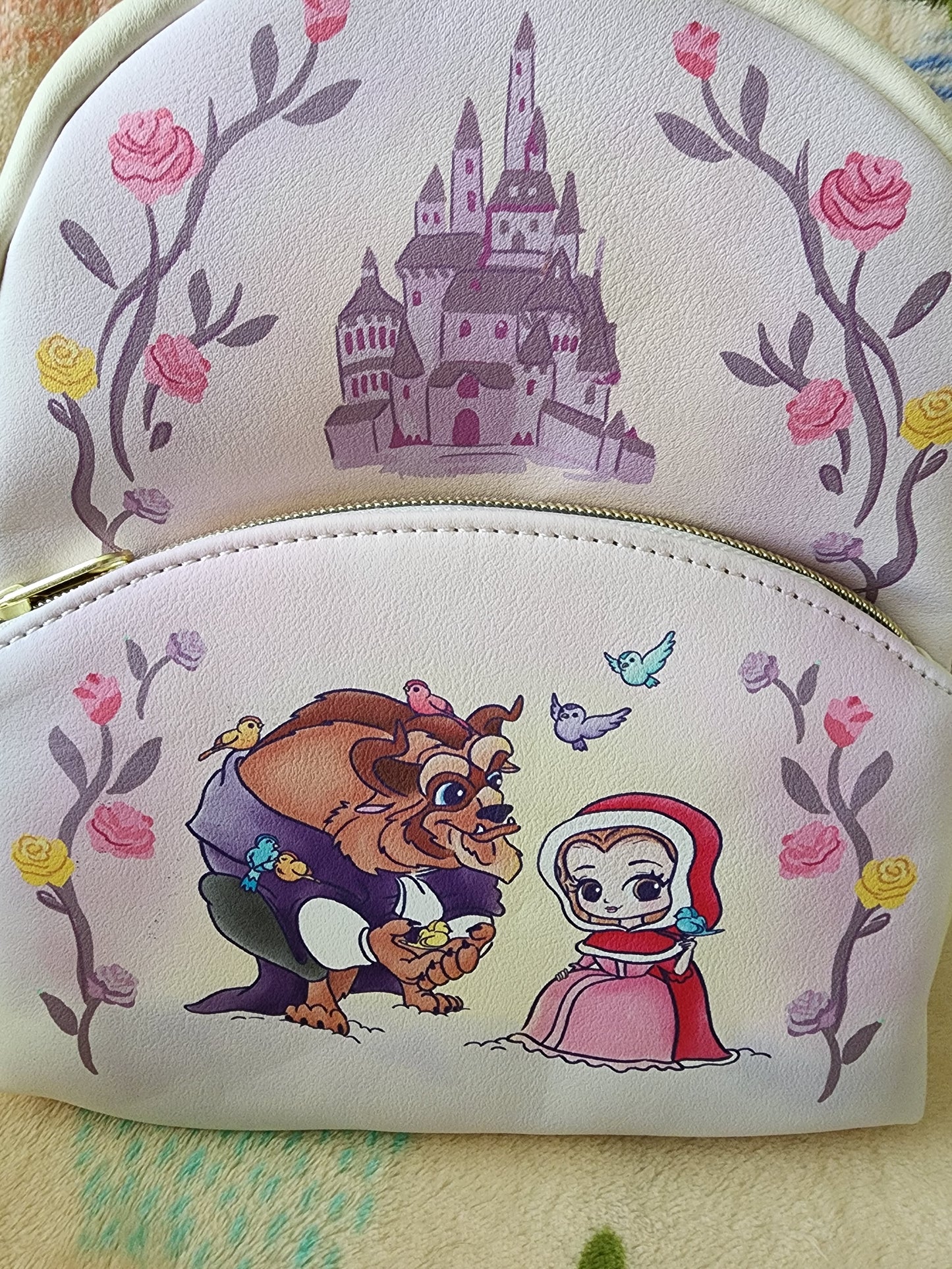 Loungefly Disney Beauty and the Beast Chibi Backpack