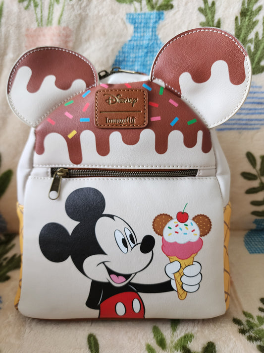 Loungefly Disney Mickey Mouse Ice Cream Backpack