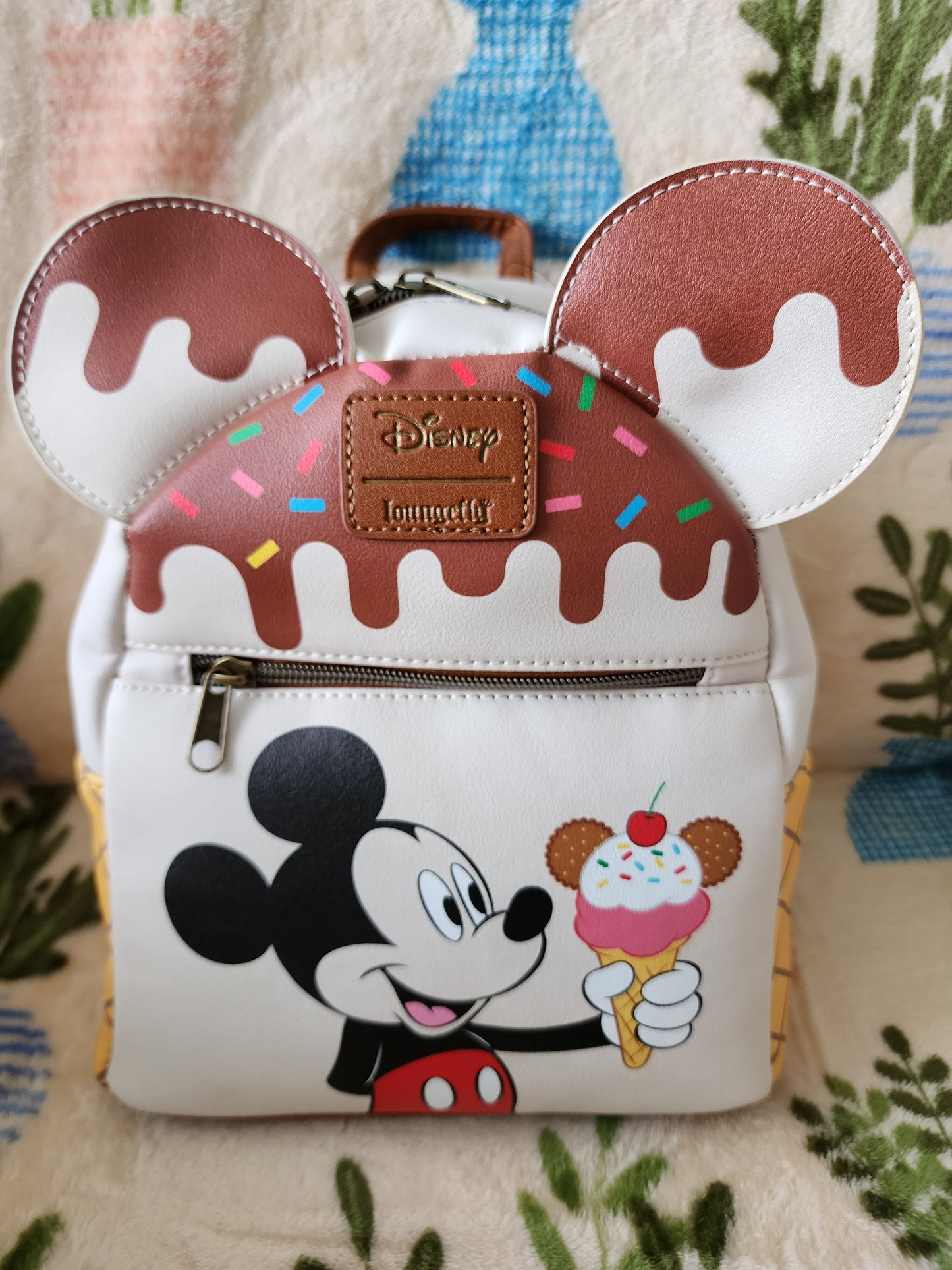 Loungefly Disney Mickey Mouse Ice Cream Backpack