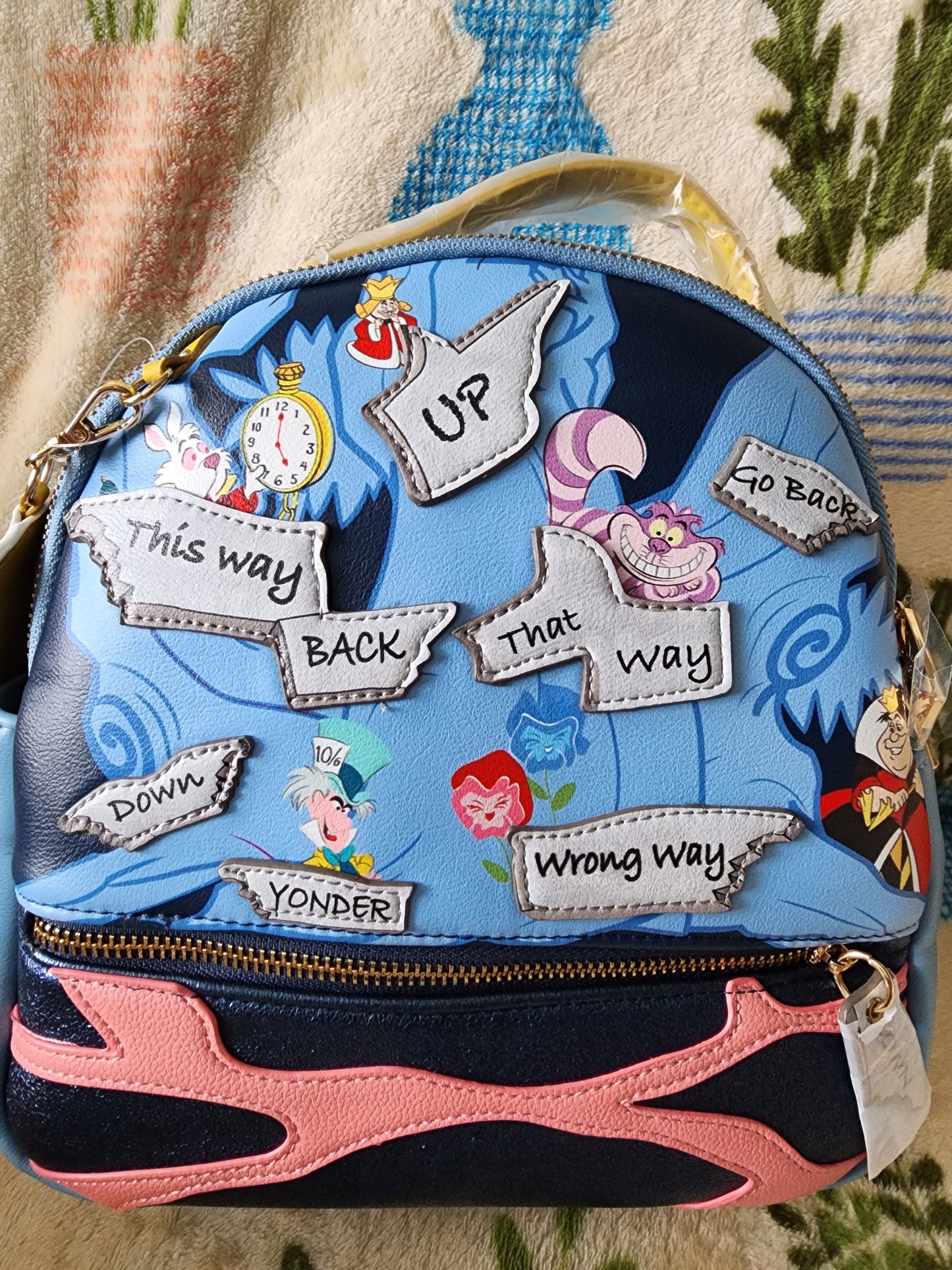 Danielle Nicole Disney Alice and Wonderland Backpack