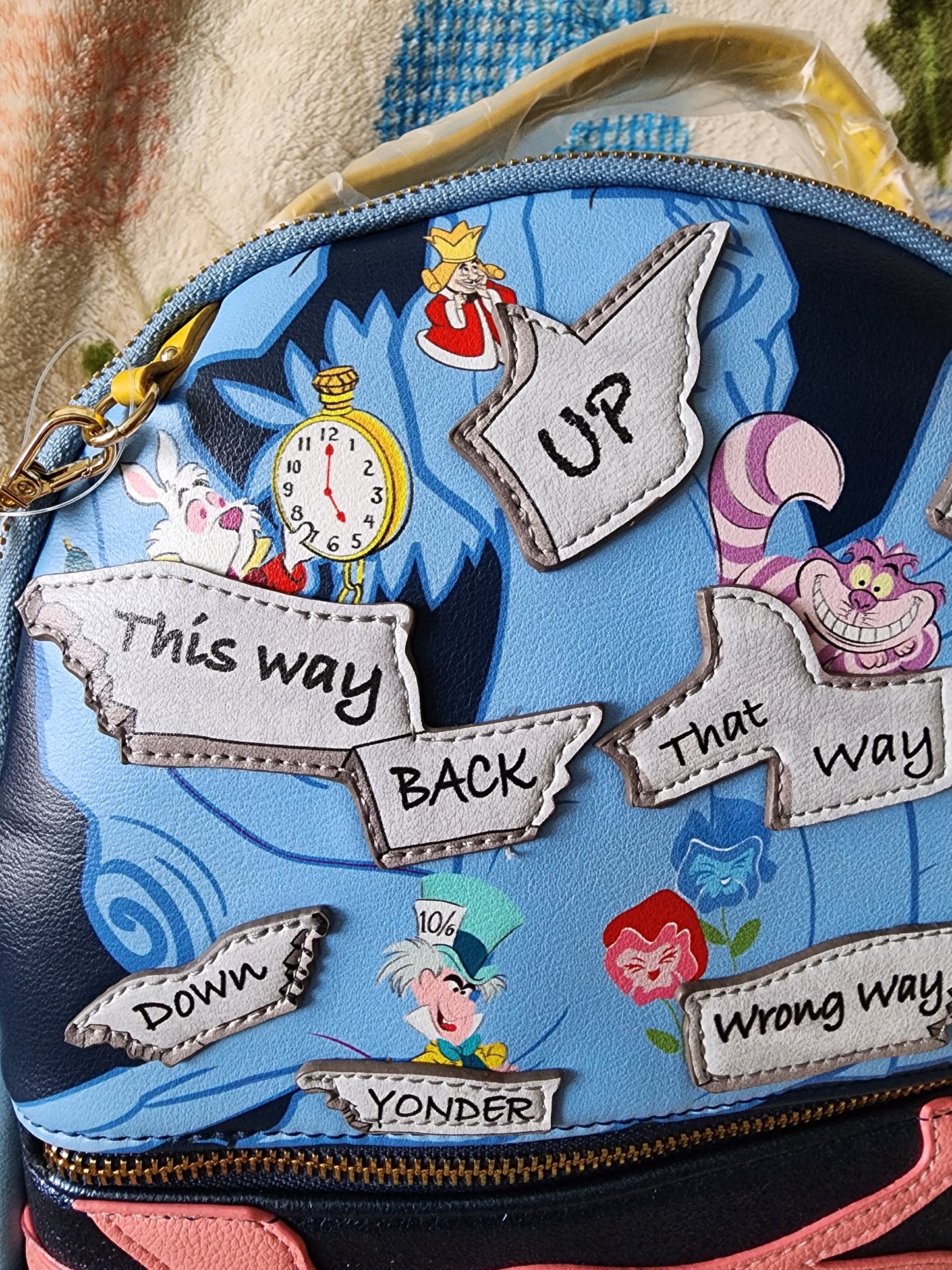 Danielle Nicole Disney Alice and Wonderland Backpack