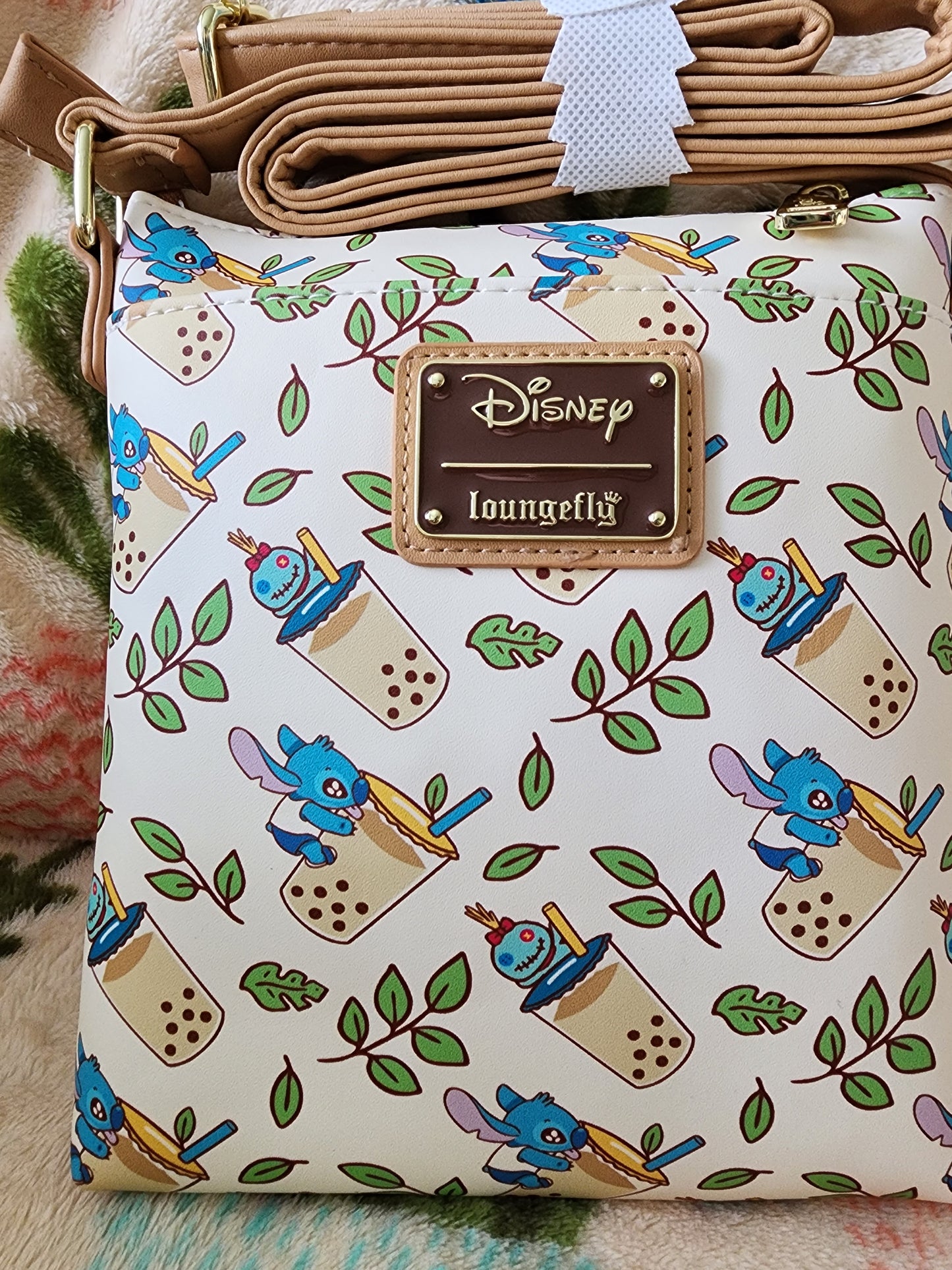 Loungefly Disney Stitch Boba Drink Crossbody Bag