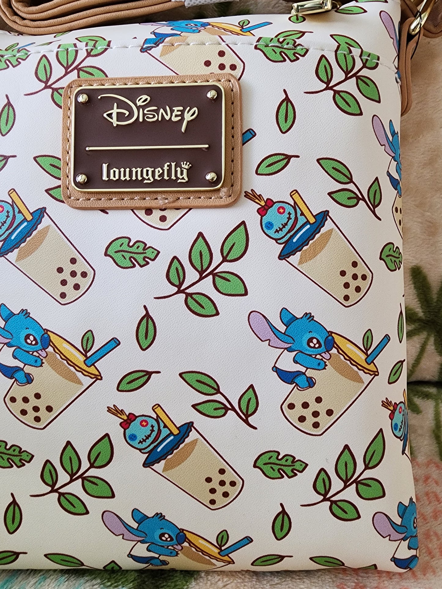 Loungefly Disney Stitch Boba Drink Crossbody Bag