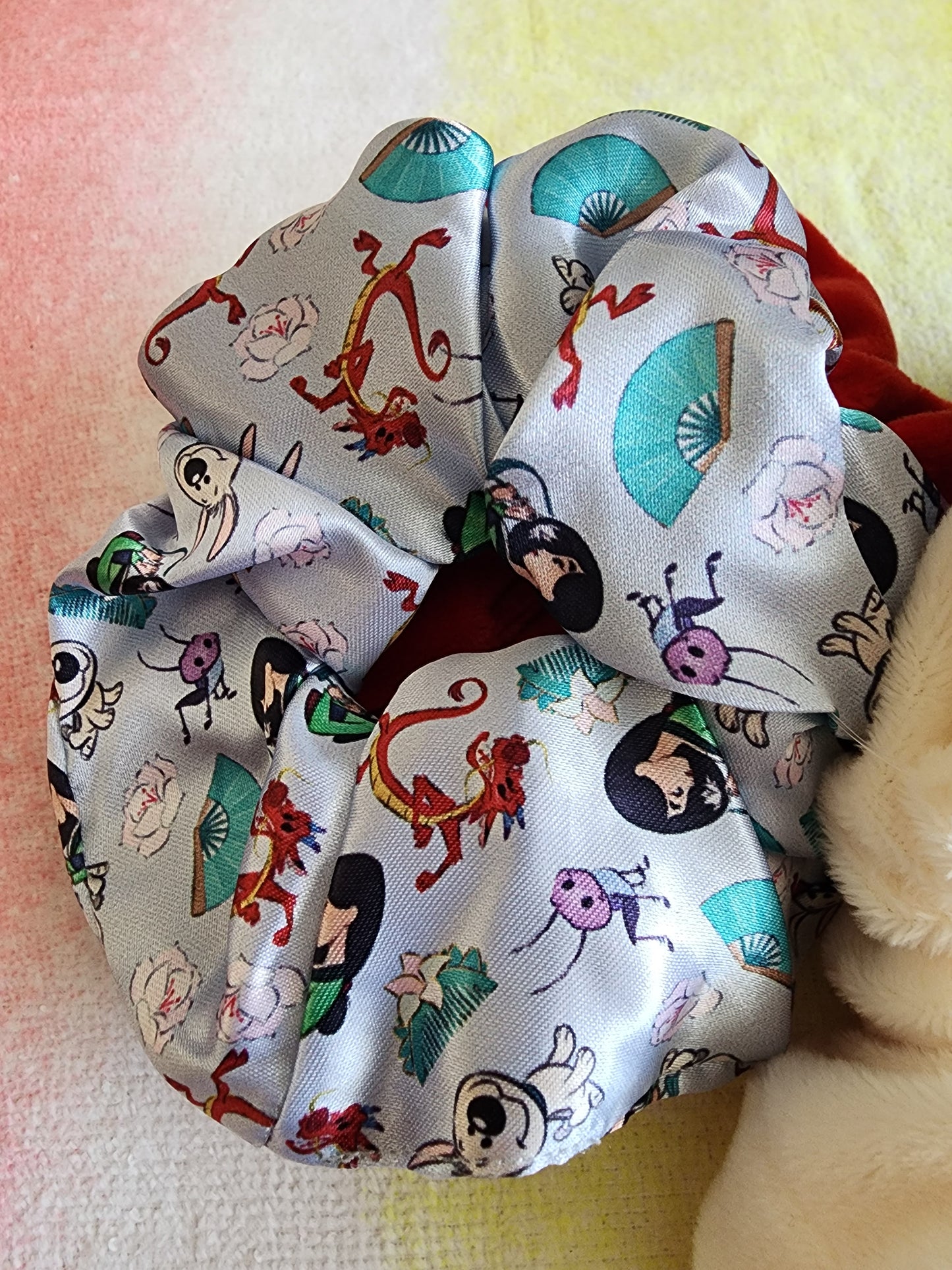 Disney Mulan set of 3 Hair Scrunchies