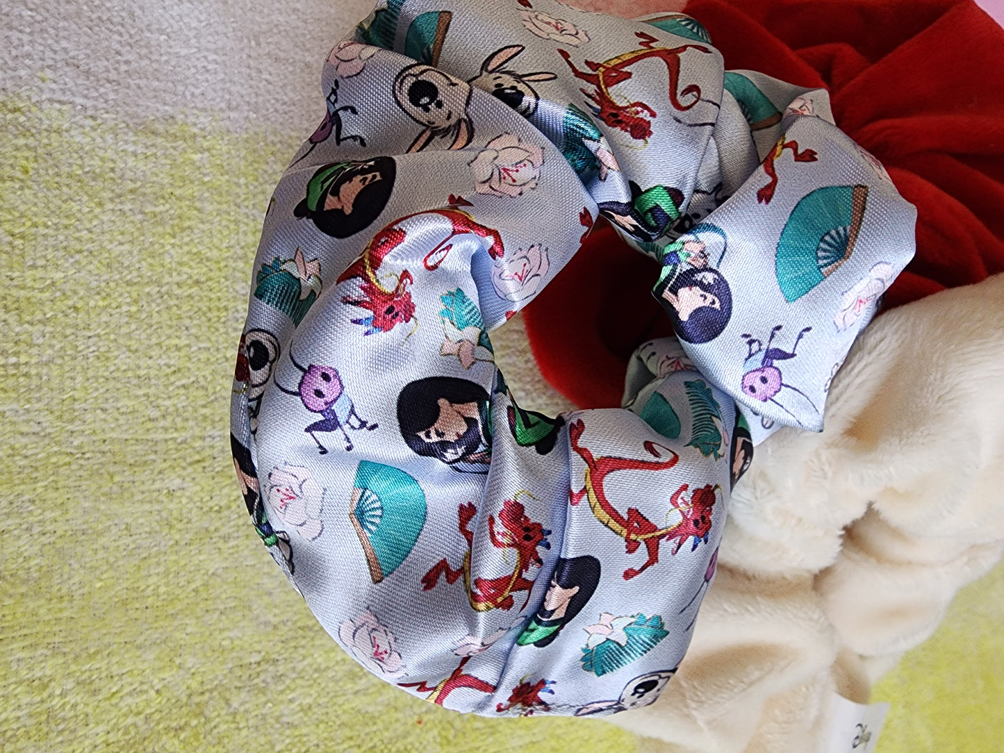 Disney Mulan set of 3 Hair Scrunchies