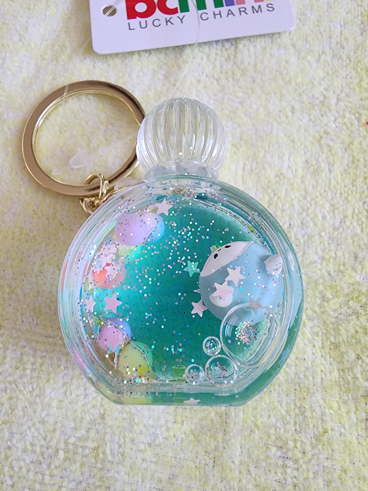 Lucky Charm Floating Keychain