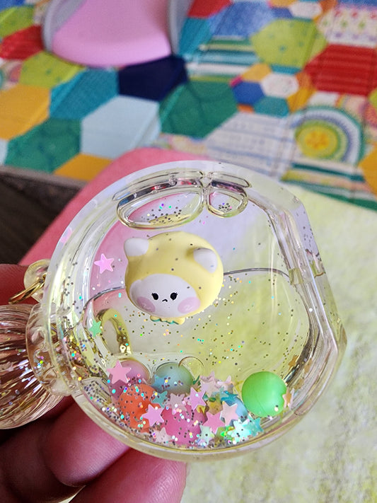 Lucky Charm Floating Keychain