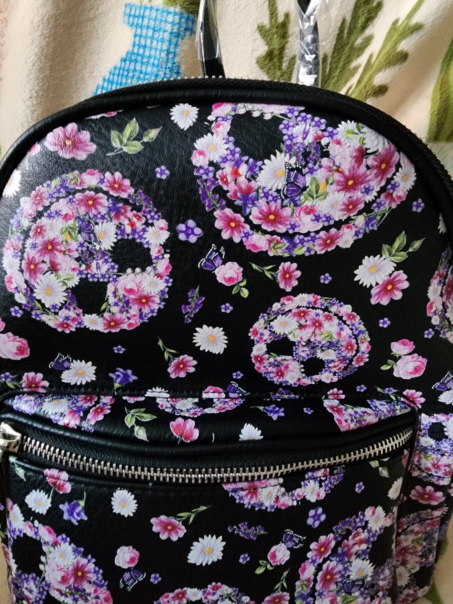 Danielle Nicole Jack Skelton Floral Backpack