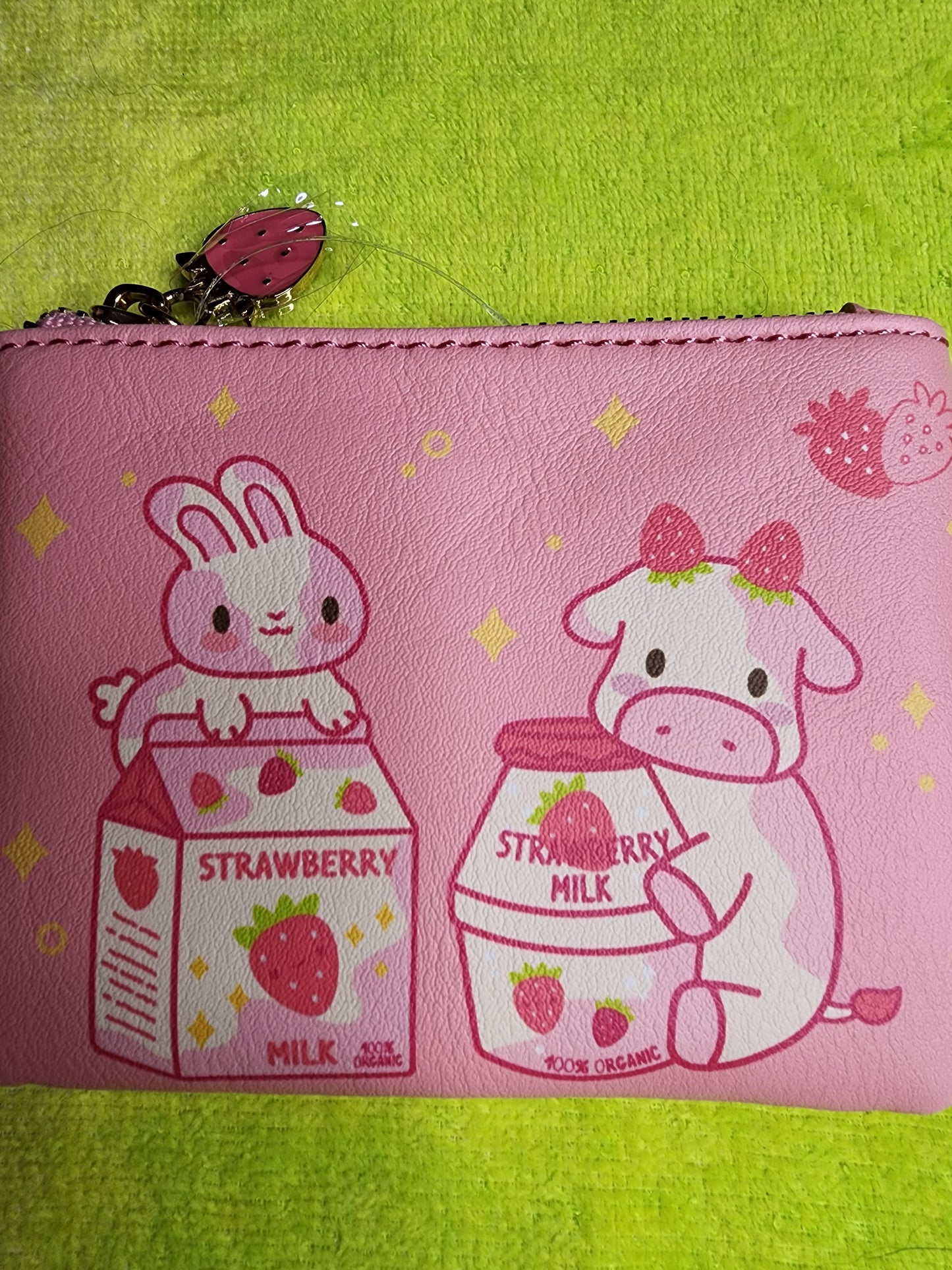 Strawberry Milk Coin Purse