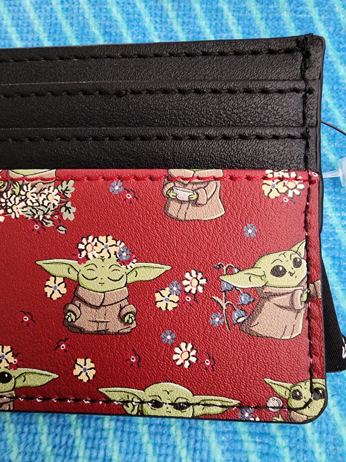 Loungefly Disney Baby Yoda Floral Card Holder