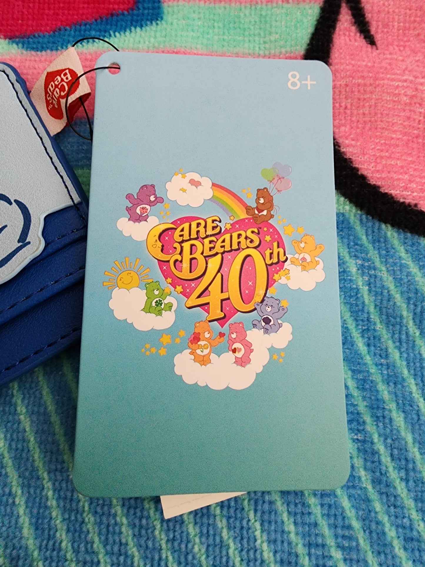 Loungefly 40th Anniversary Care Bear Card Holder