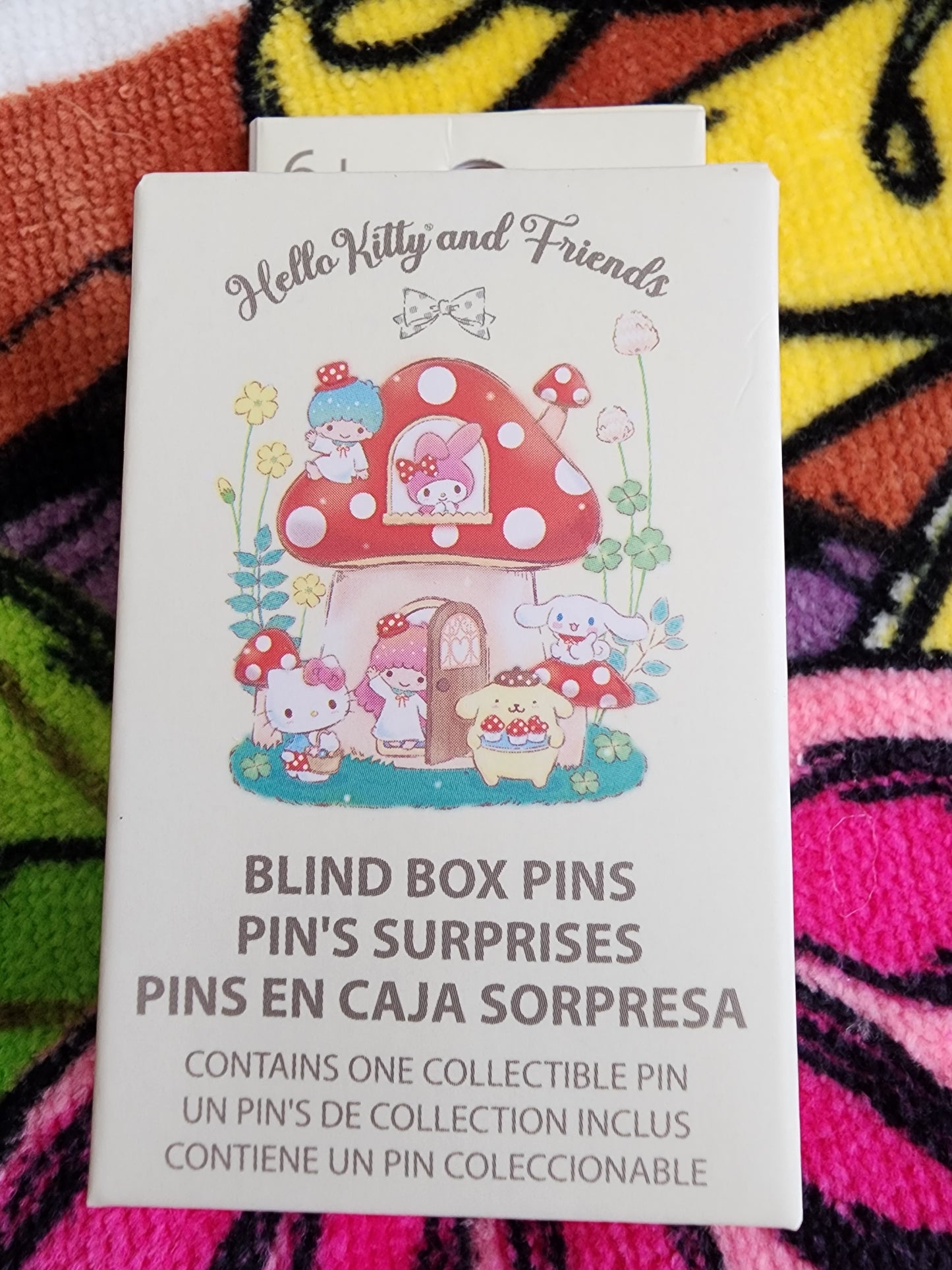 Loungefly Hello Kitty Mushroom Mystery Pins