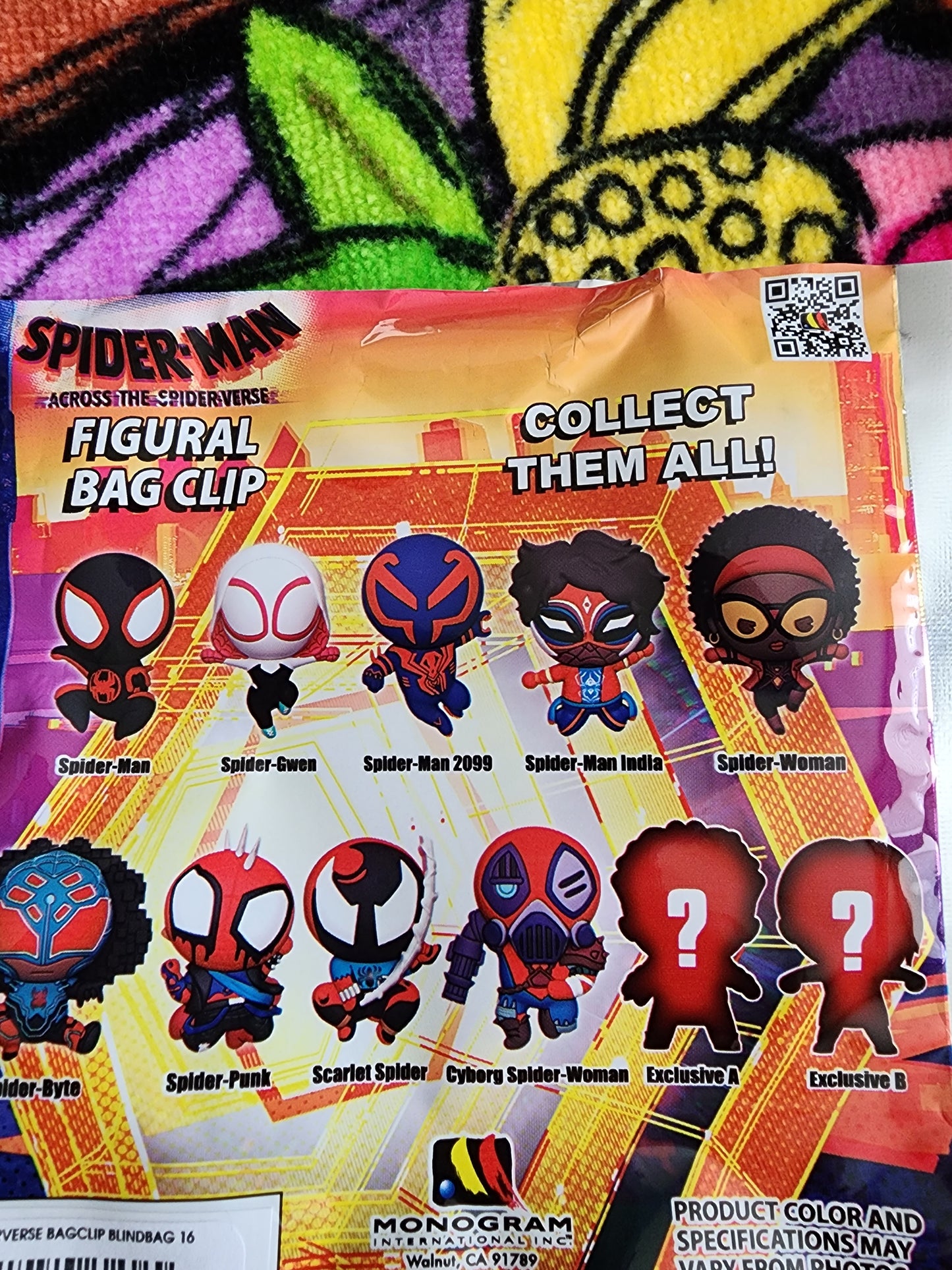 Spiderman 3D Bag Clip