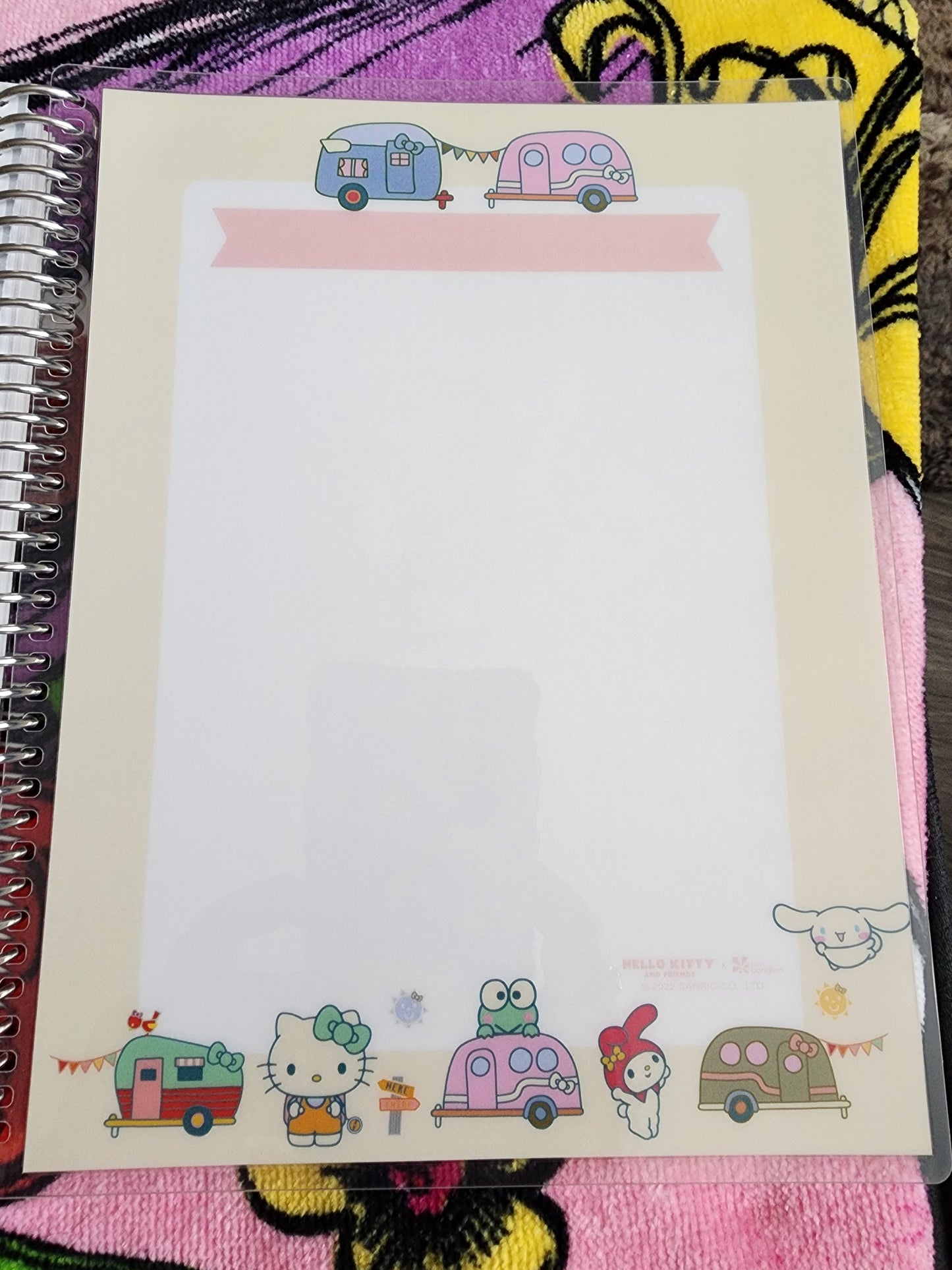 Hello Kitty and Friends Summer Camper Notebook