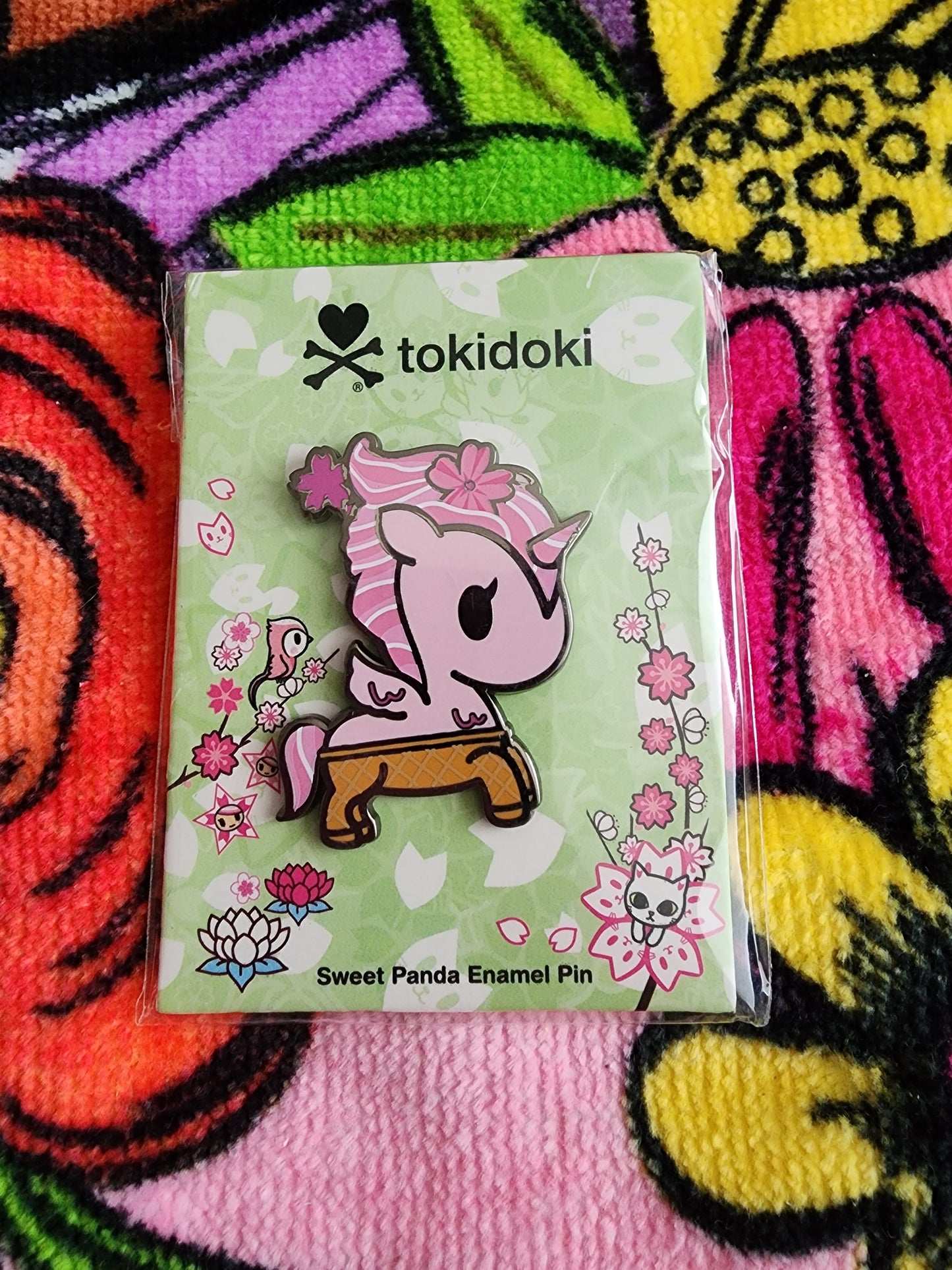 Tokidoki Unicorno Cherry Blossom Pin