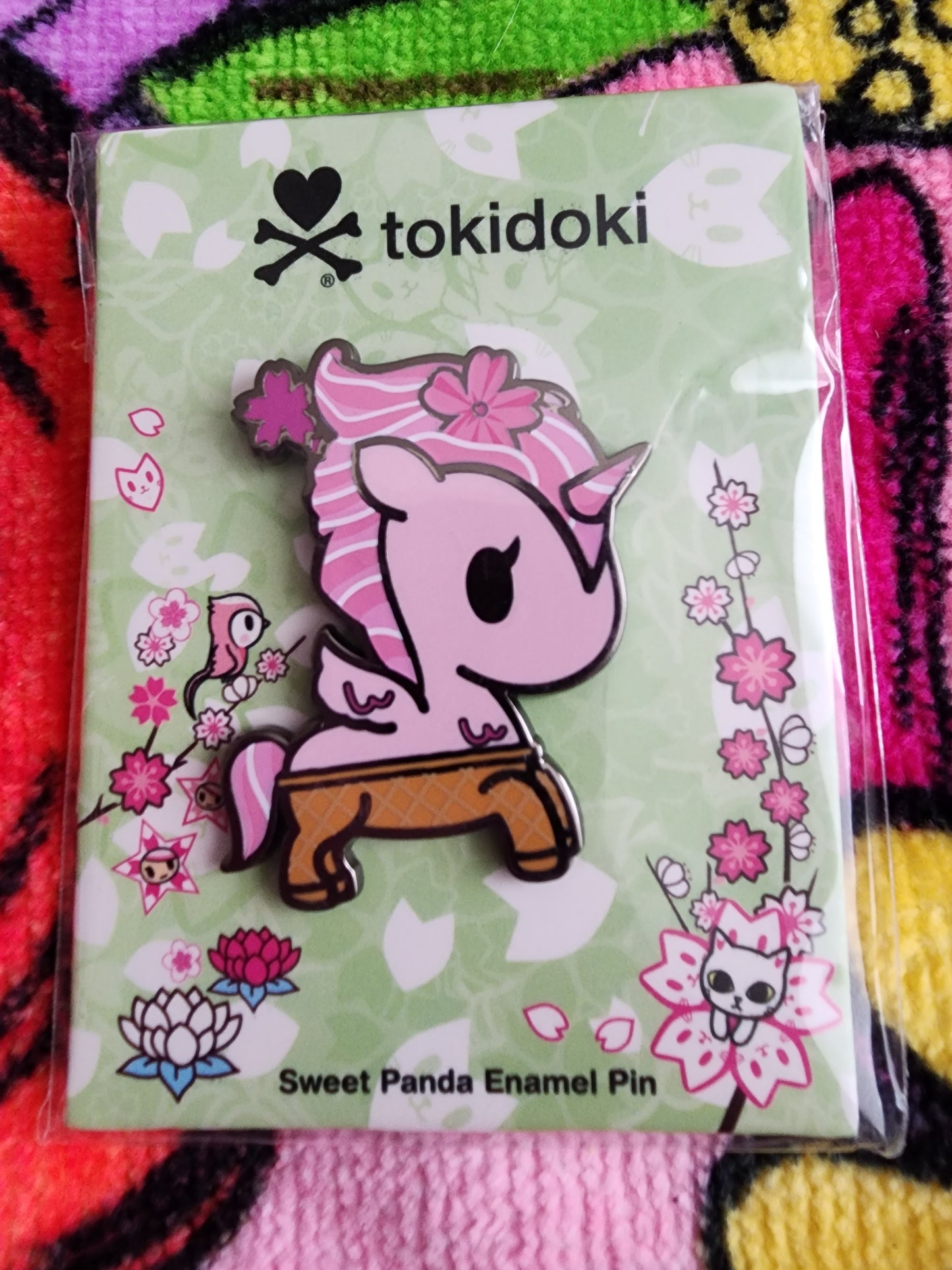 Tokidoki Unicorno Cherry Blossom Pin