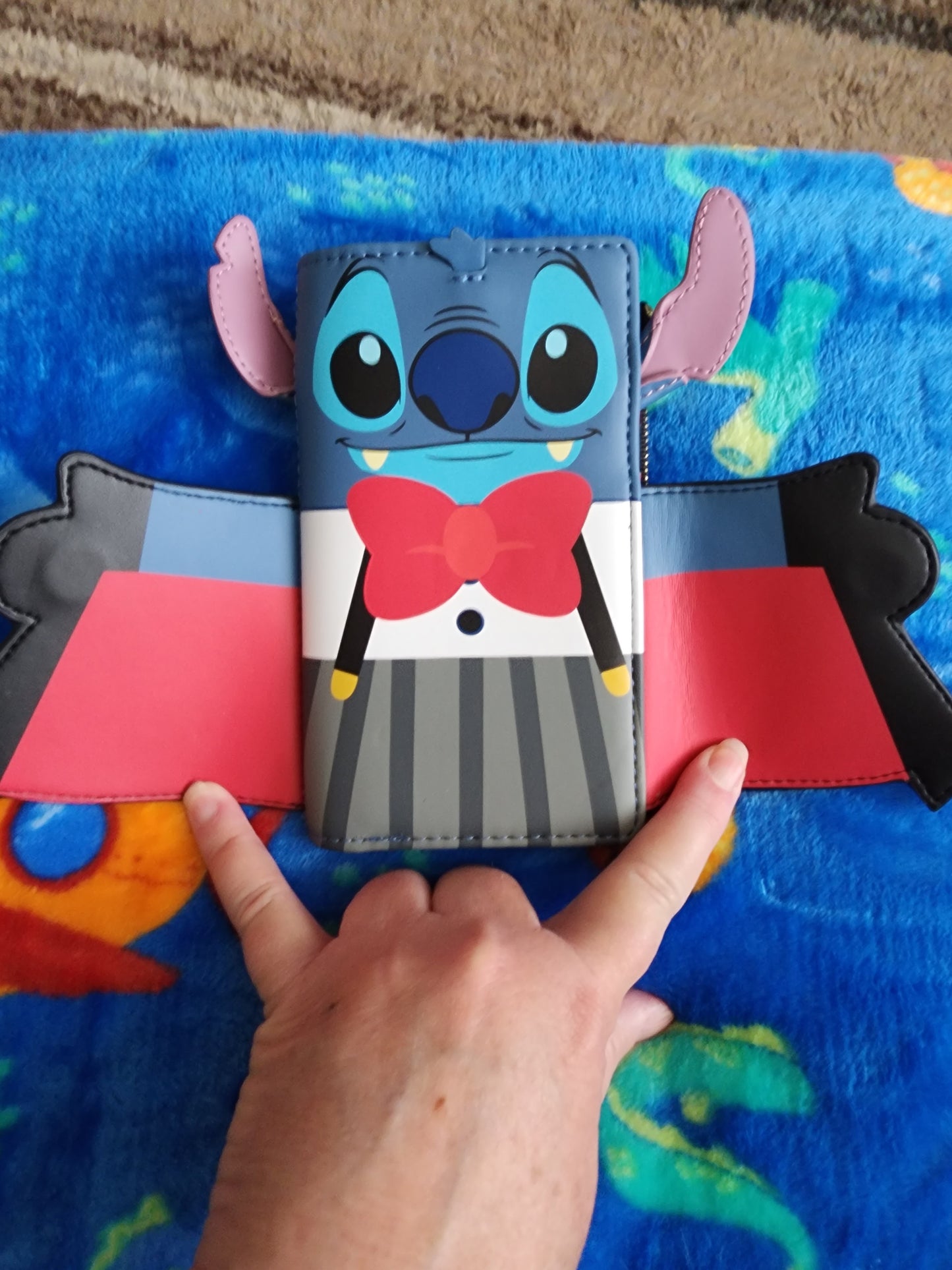 Loungefly Disney Stitch as Vampire Wallet