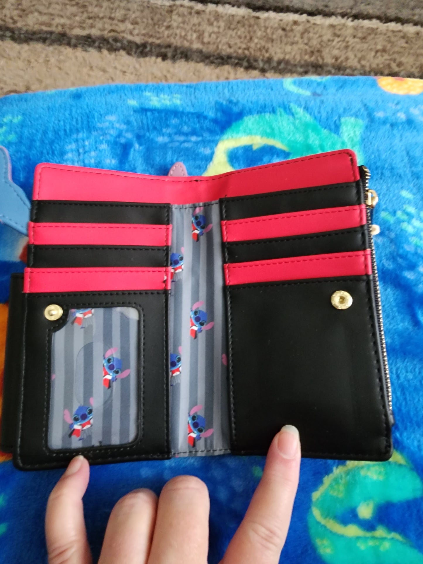 Loungefly Disney Stitch as Vampire Wallet