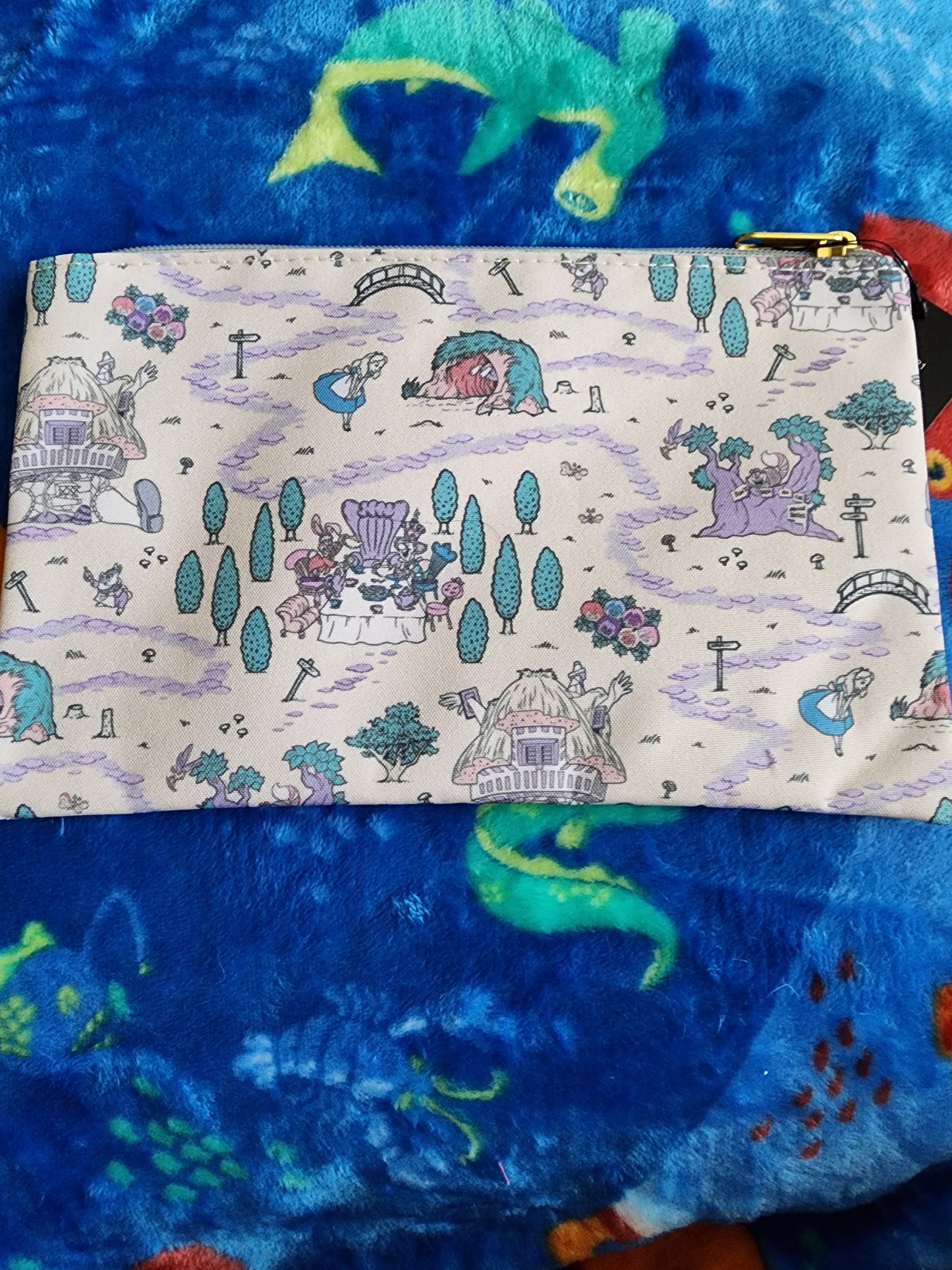 Loungefly Disney Alice and Wonderland Cosmetic Bag