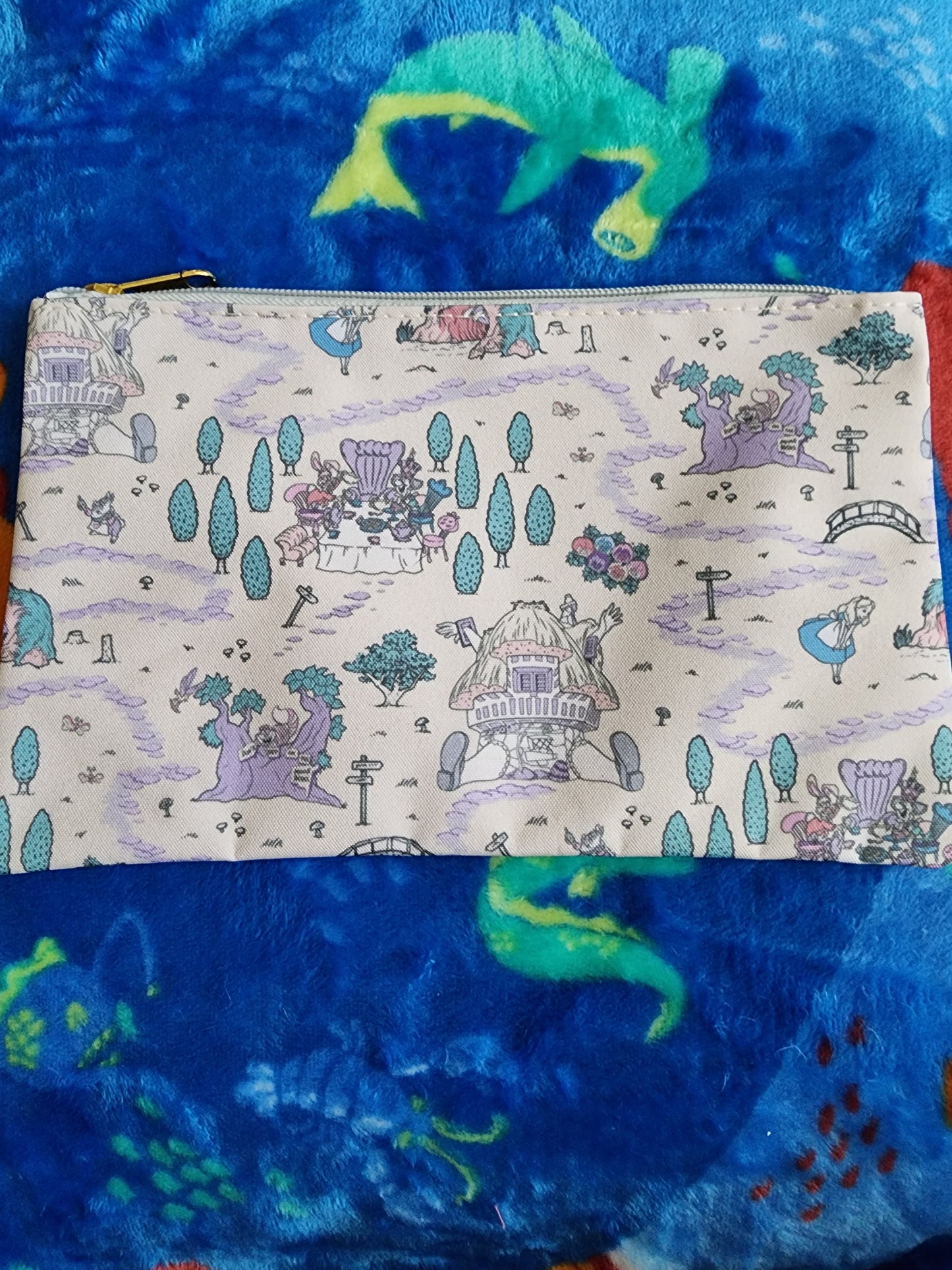 Loungefly Disney Alice and Wonderland Cosmetic Bag