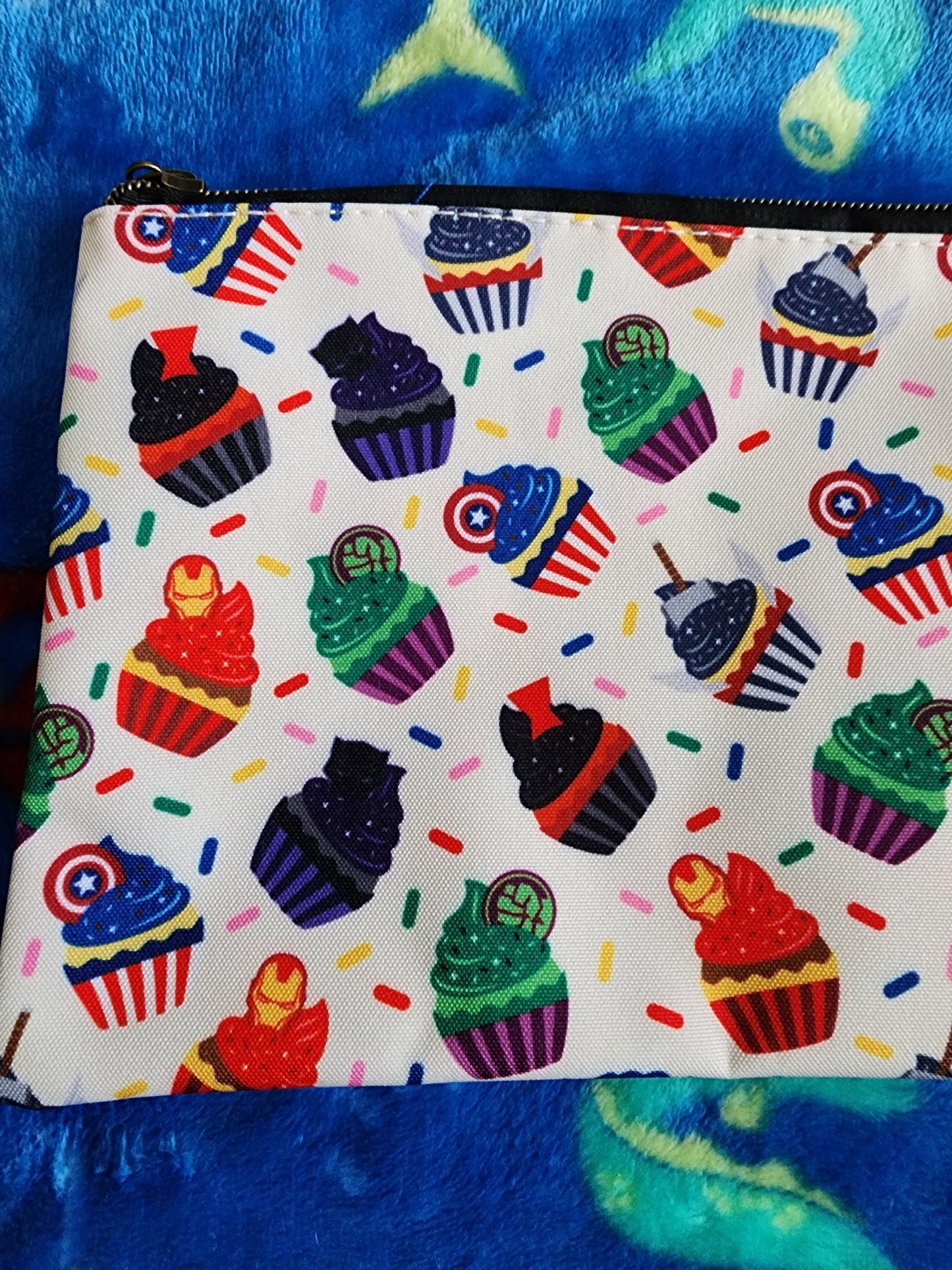 Loungefly Marvel Cupcake Cosmetic Bag