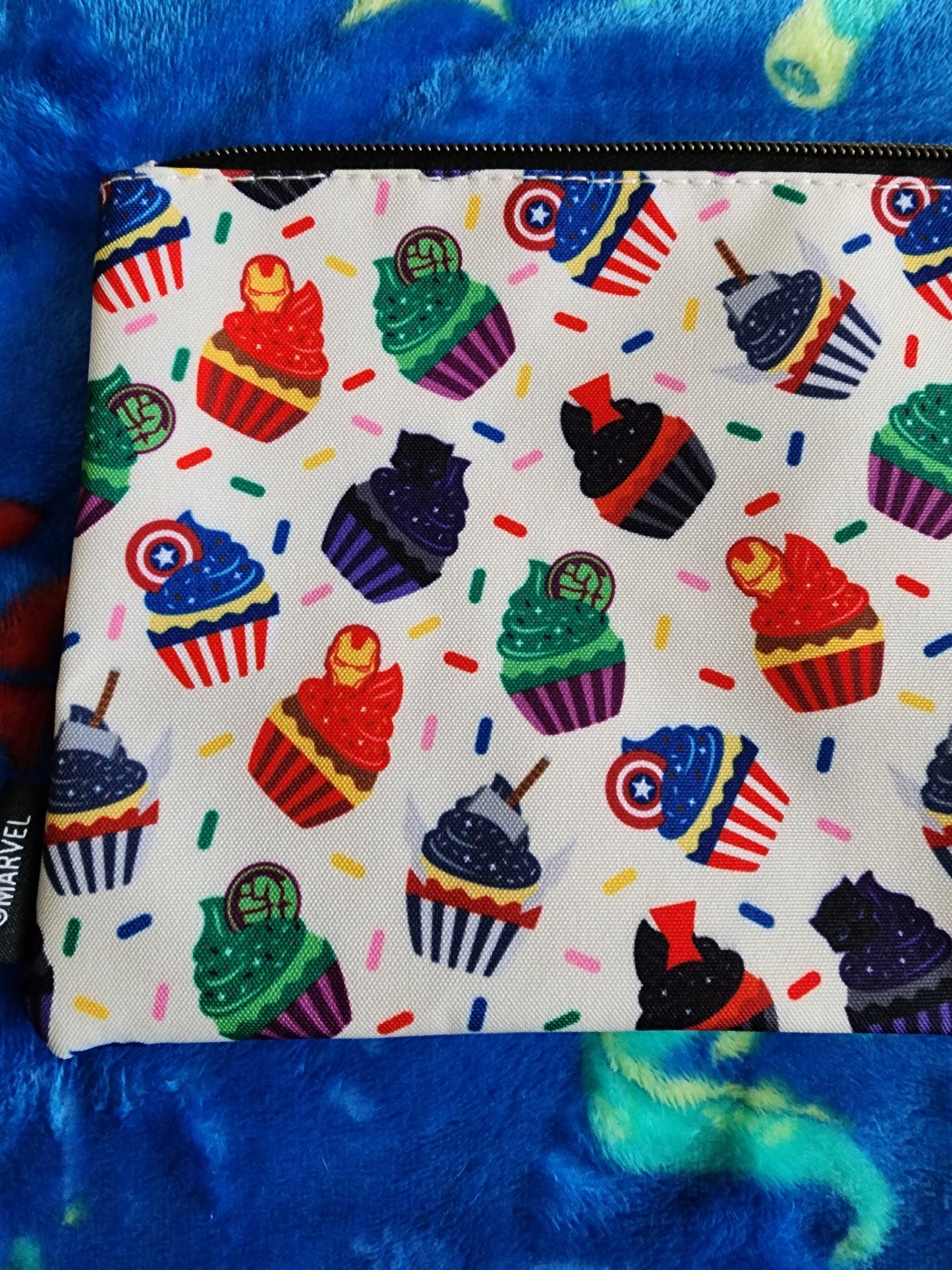 Loungefly Marvel Cupcake Cosmetic Bag