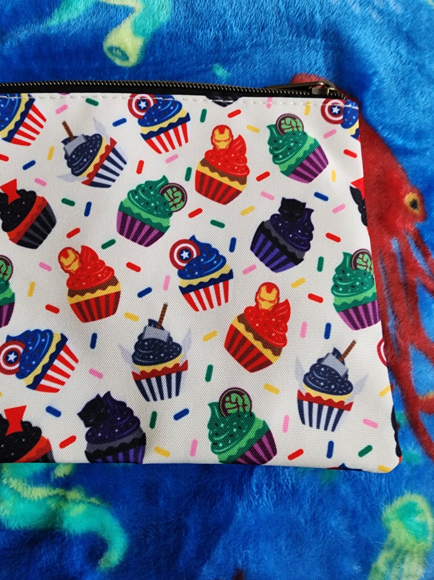 Loungefly Marvel Cupcake Cosmetic Bag