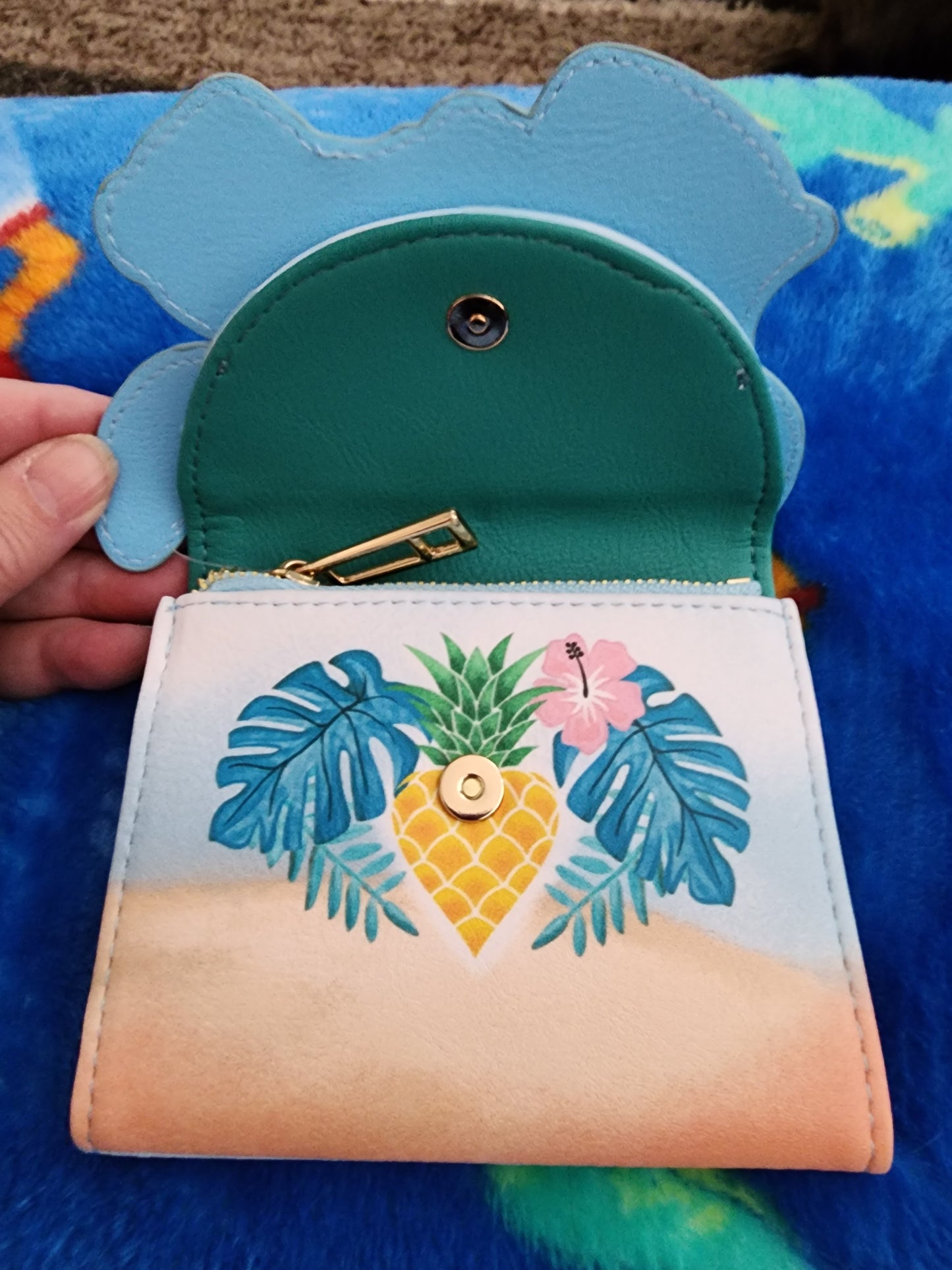 Her Universe Stitch and Angel Pineapple Wallet