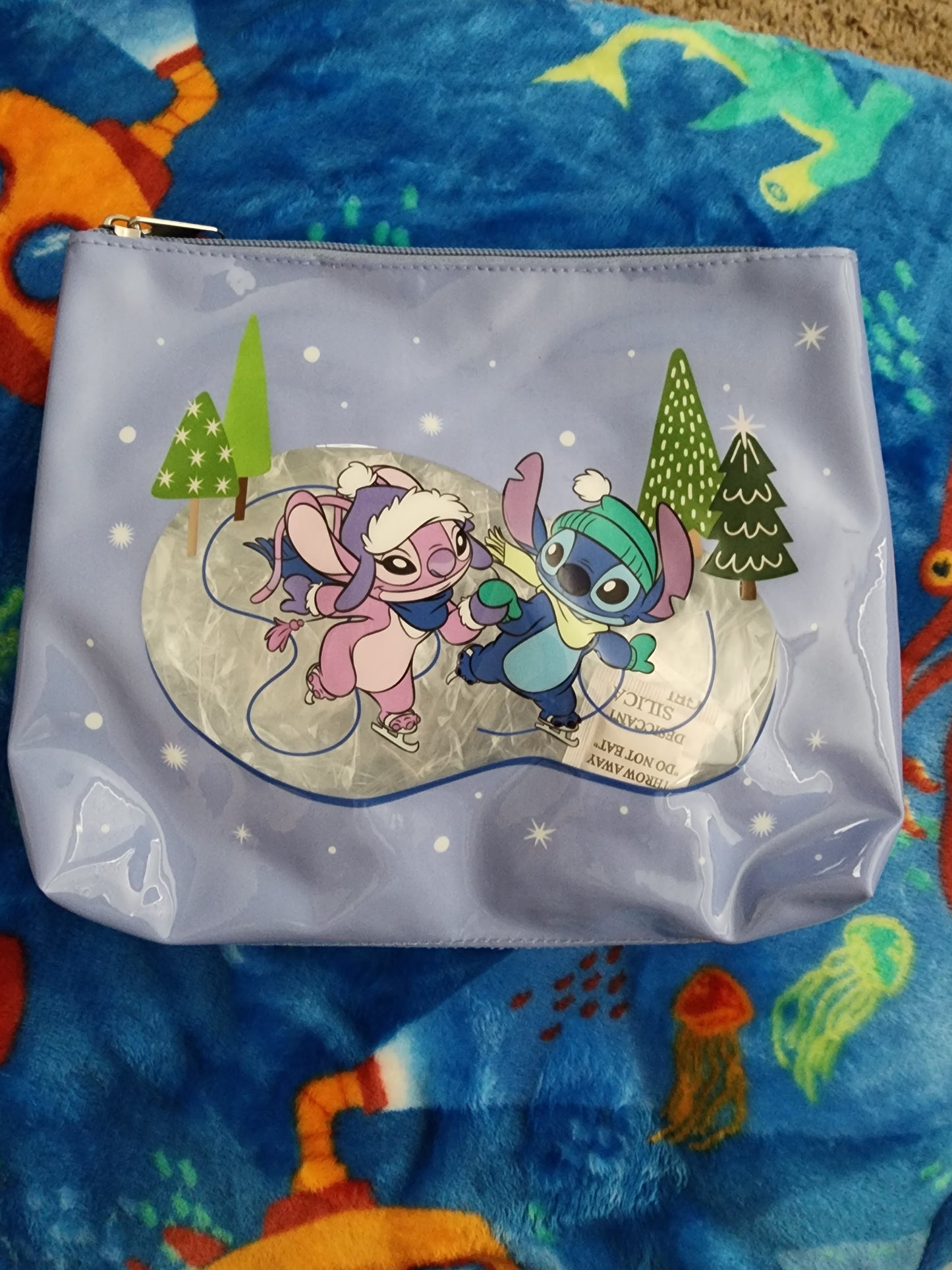 Disney Stitch and Angel Cosmetic Bag