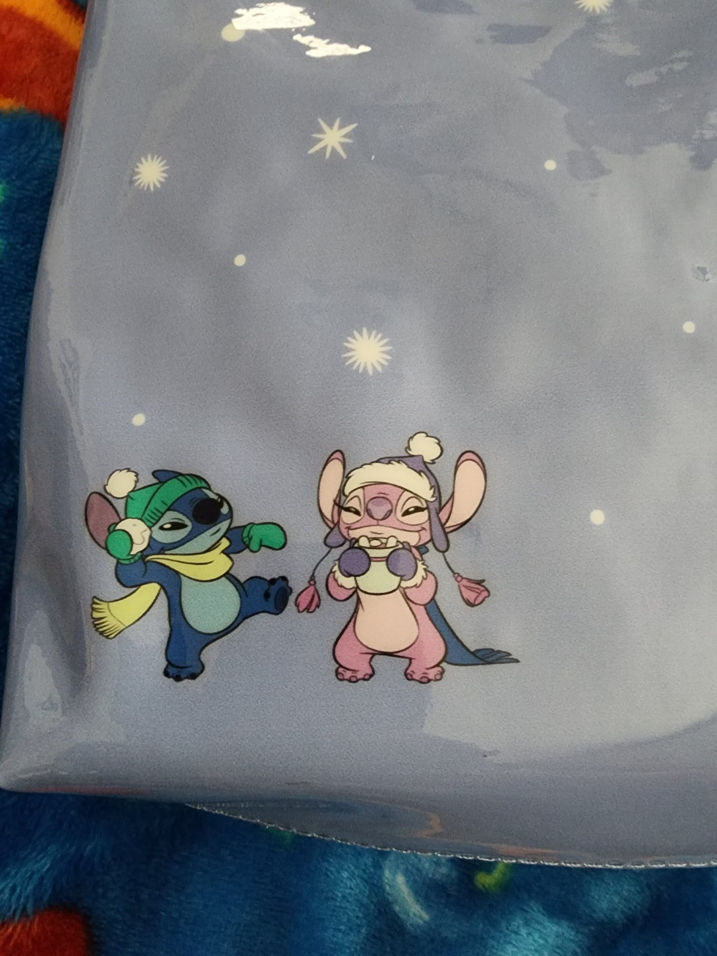 Disney Stitch and Angel Cosmetic Bag