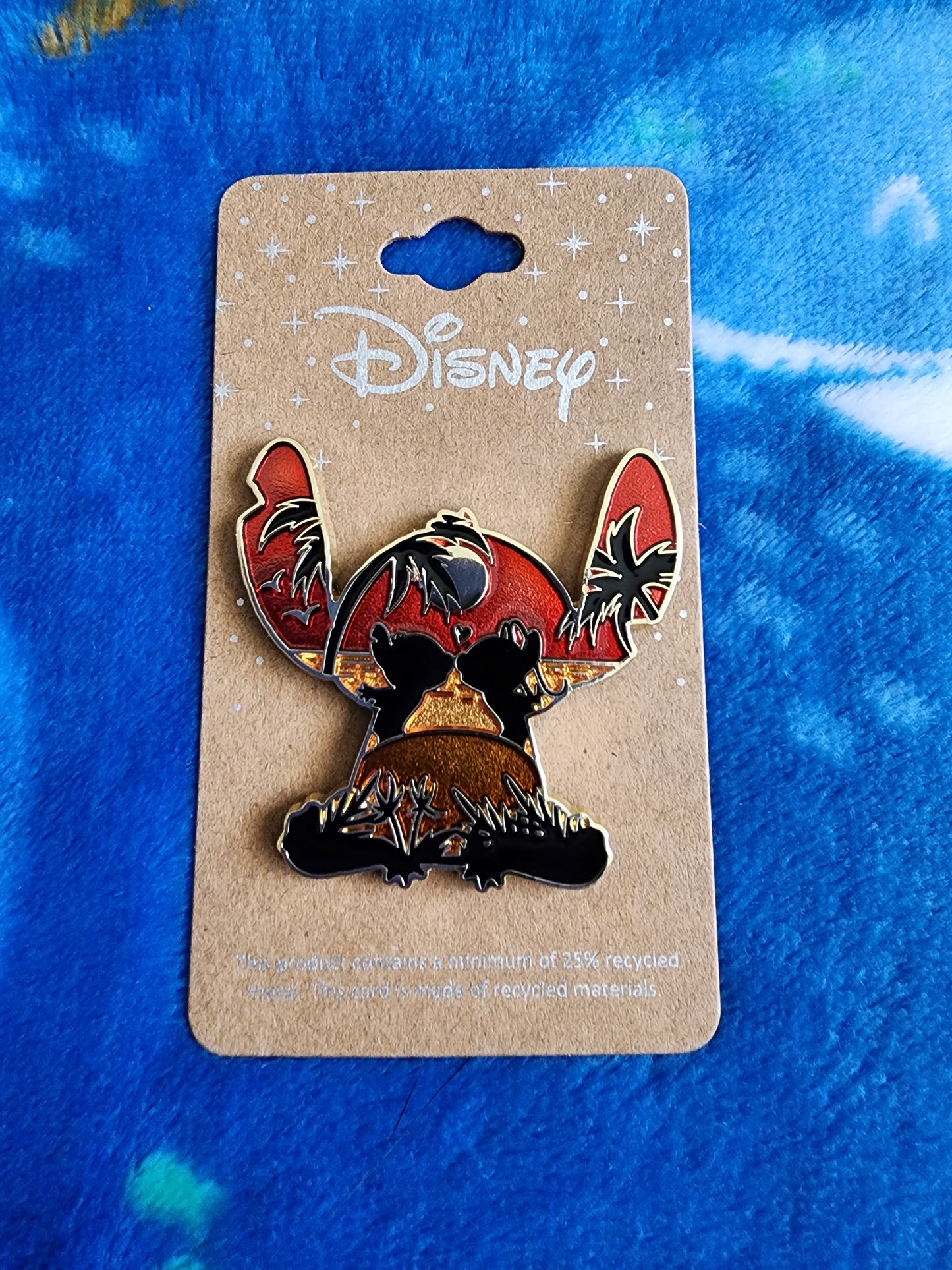 Loungefly Disney Stitch and Angel Silhouette Pin