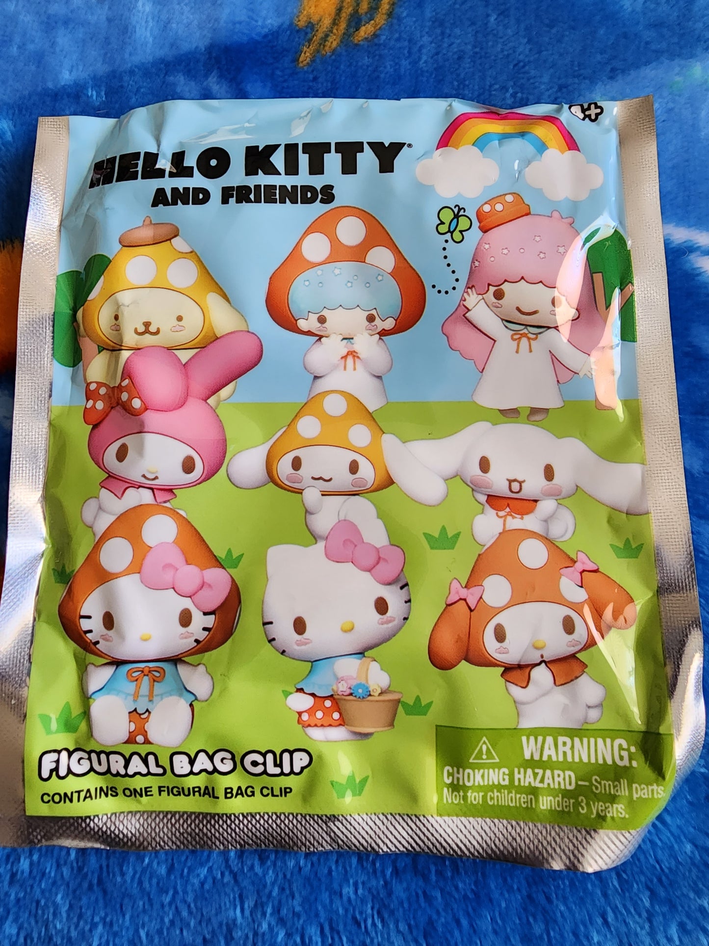 Hello Kitty Mushroom Chaser Exclusive B Mystery Bag Clip