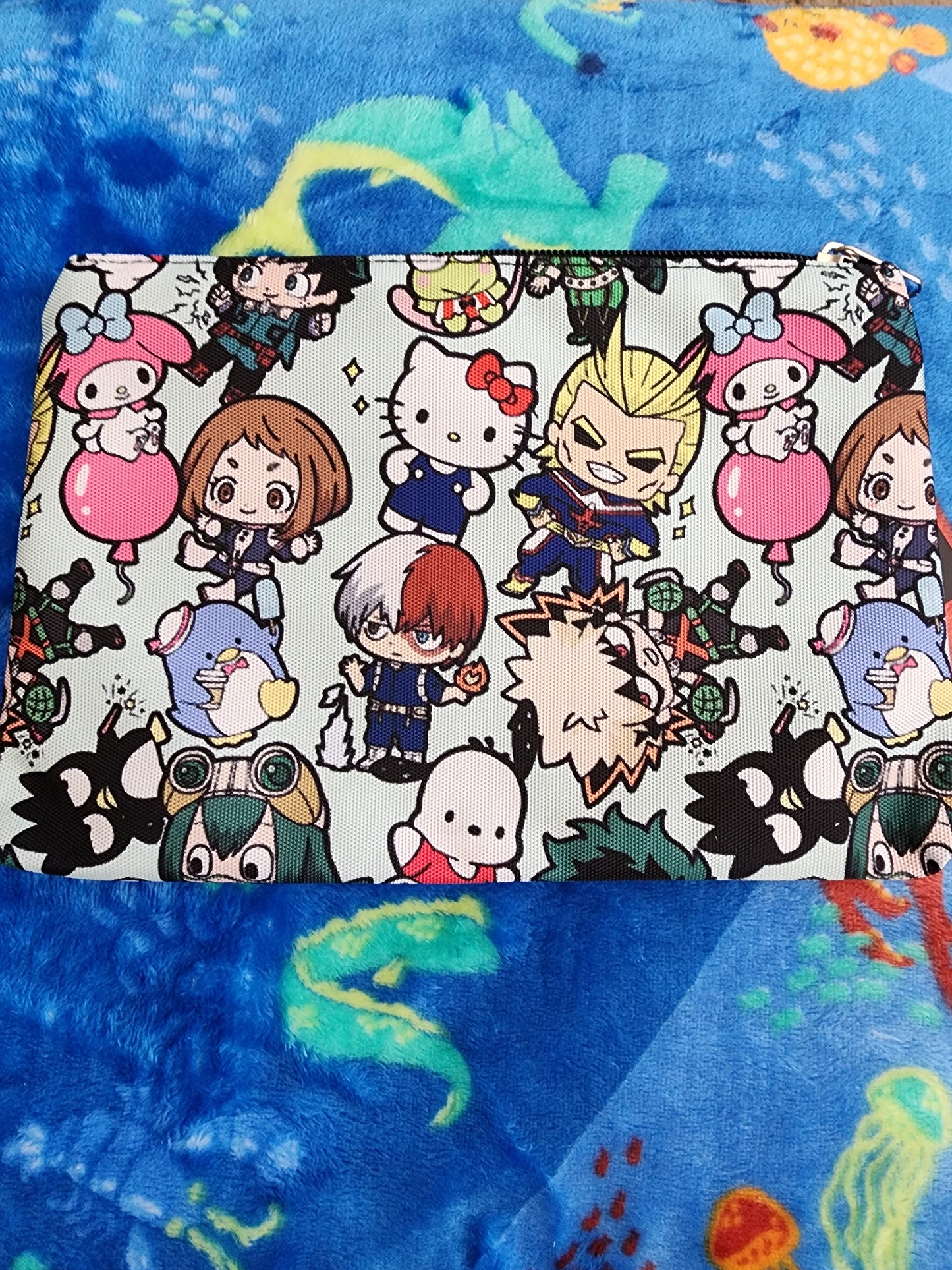 Hello Kitty and Friends My Hero Academia Cosmetic Bag