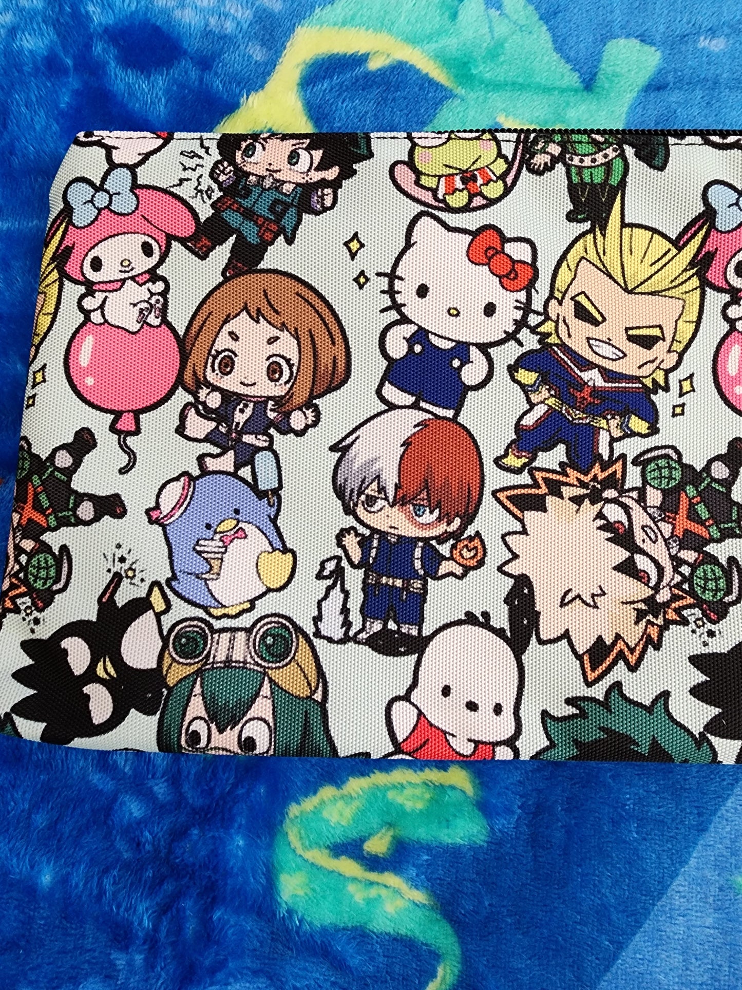 Hello Kitty and Friends My Hero Academia Cosmetic Bag