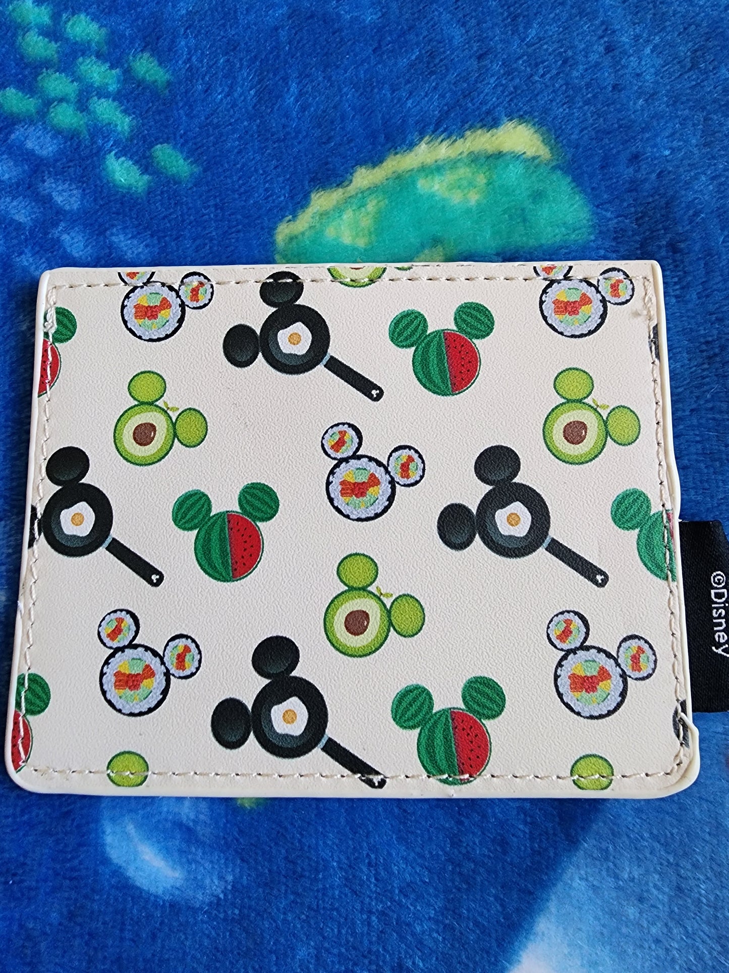 Loungefly Disney Mickey Mouse Eggs and Fruit Card Holder