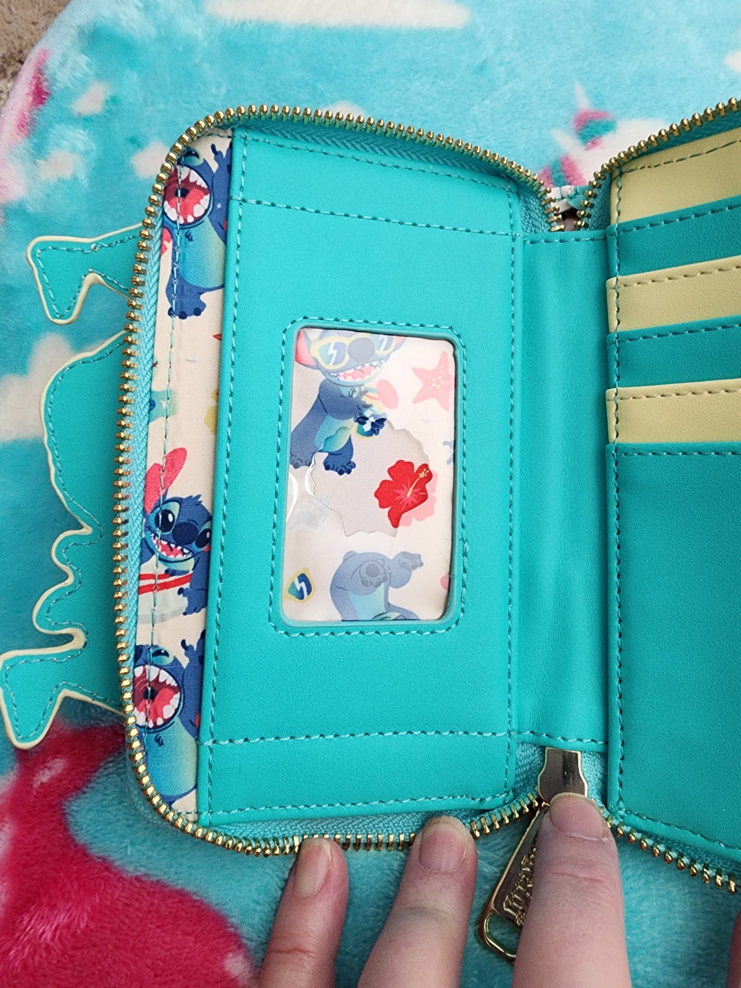 Loungefly Disney Stitch and Scrump Sand Castle Wallet