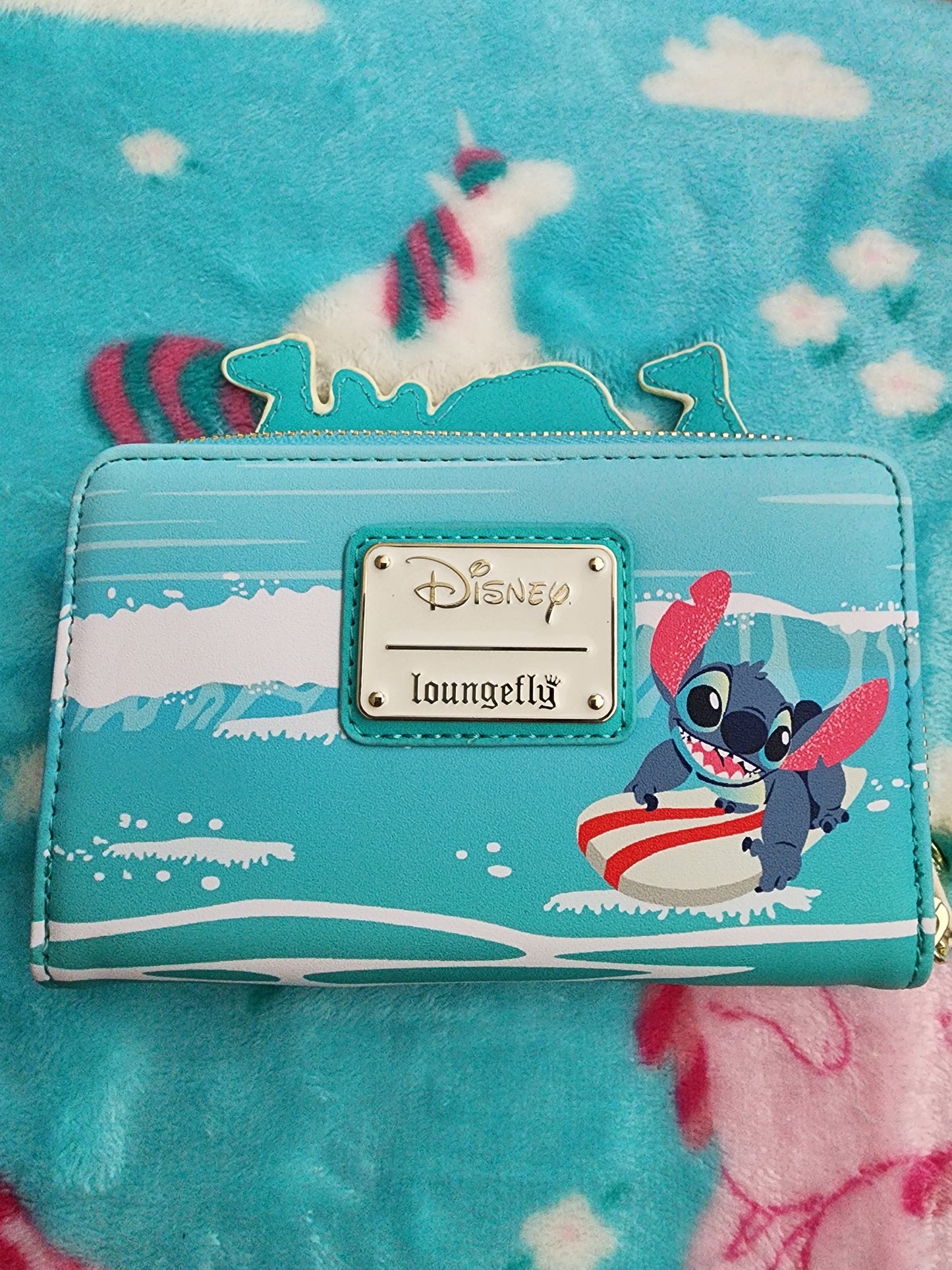 Loungefly Disney Stitch and Scrump Sand Castle Wallet