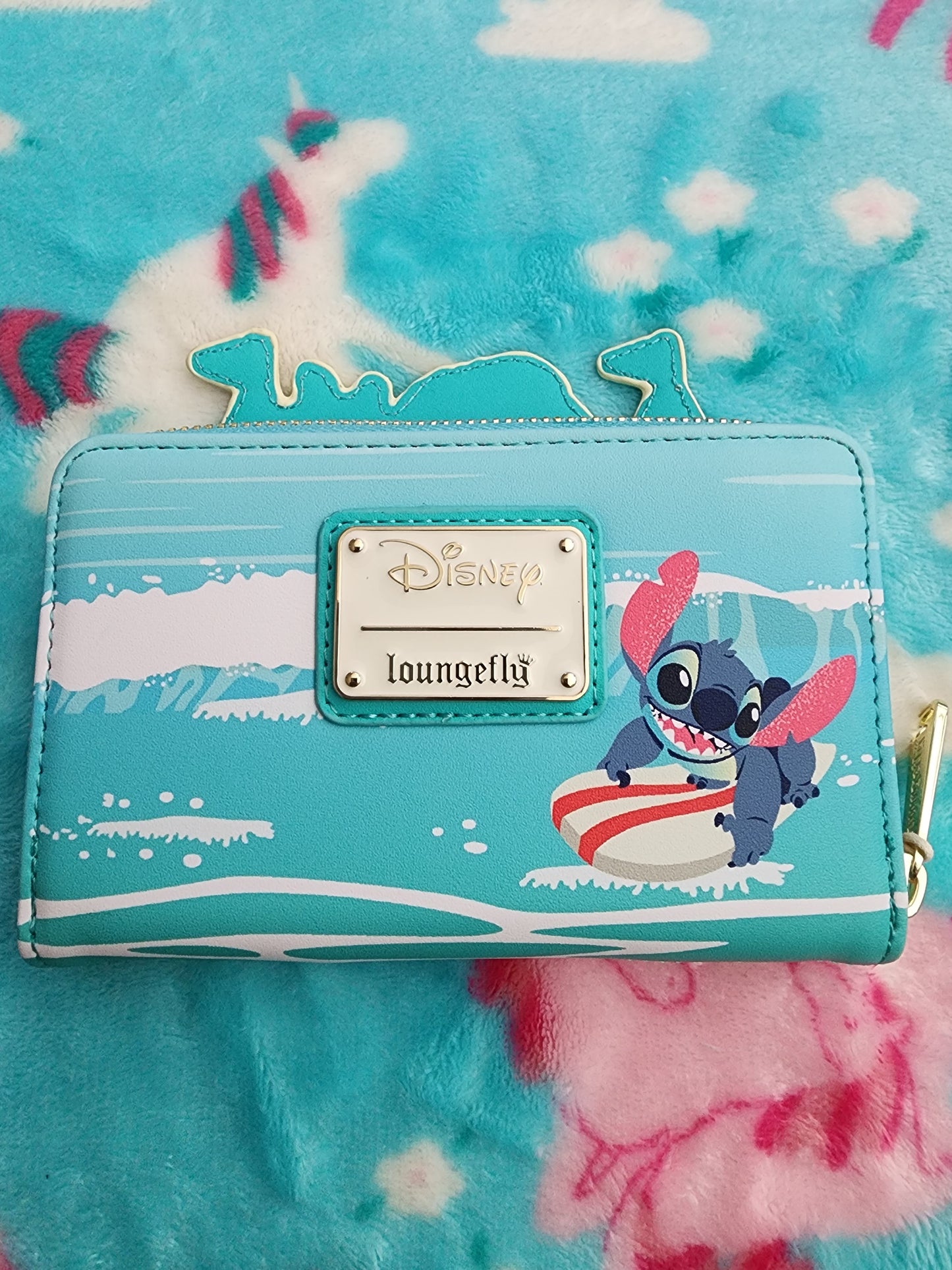 Loungefly Disney Stitch and Scrump Sand Castle Wallet