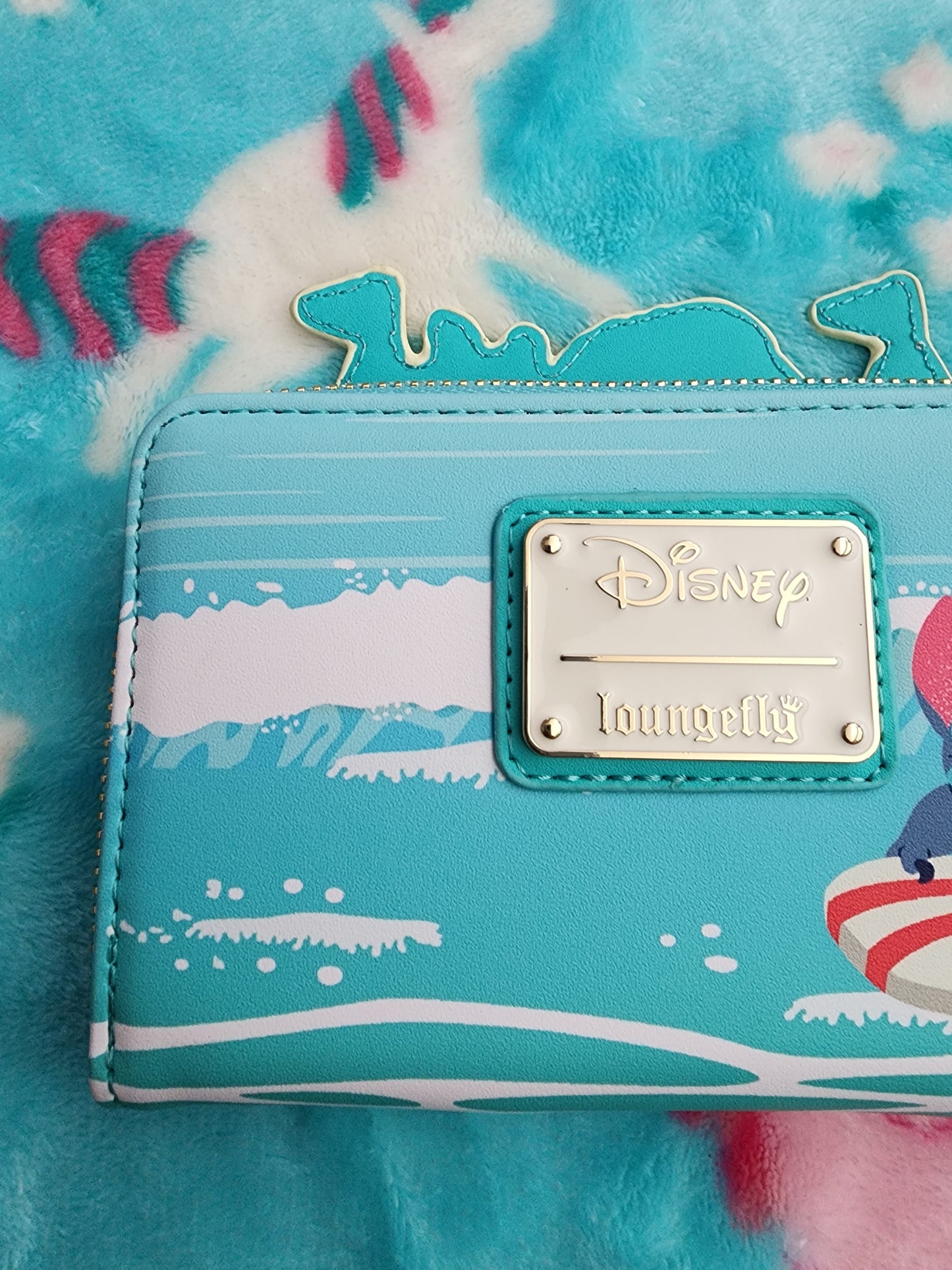 Loungefly Disney Stitch and Scrump Sand Castle Wallet